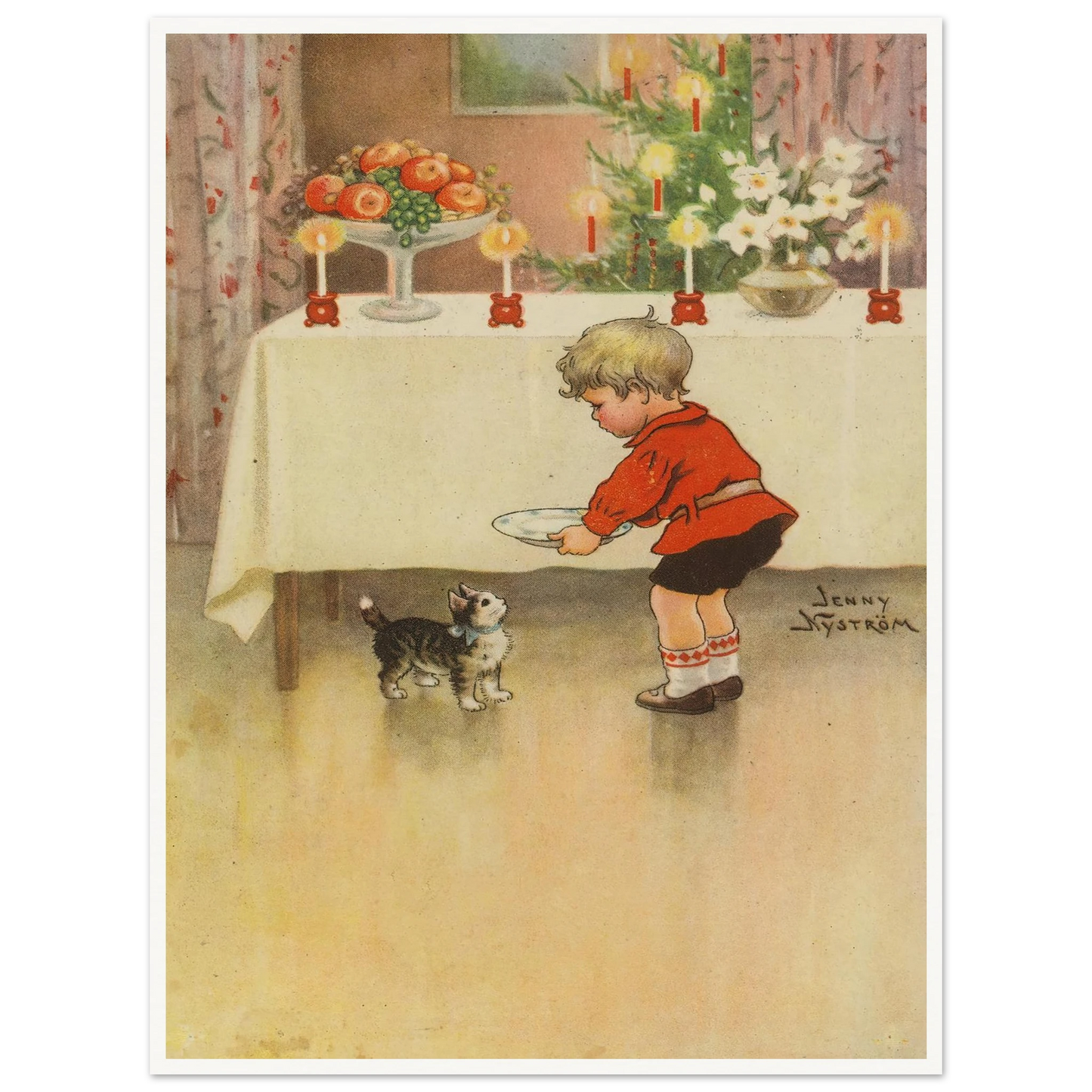 A Secret Holiday Kindness - Framed Poster - 30x40 cm / 12x16″ - Black frame