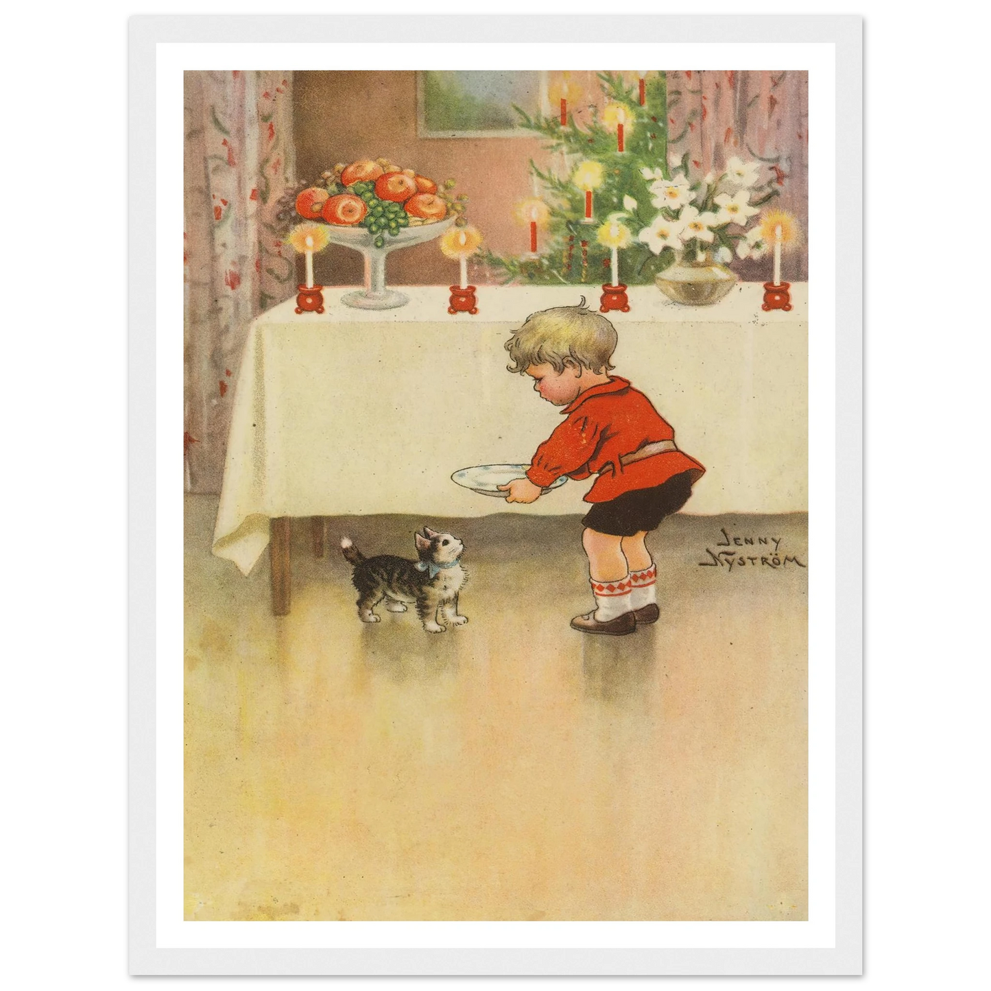 A Secret Holiday Kindness - Framed Poster - 30x40 cm / 12x16″ - Black frame