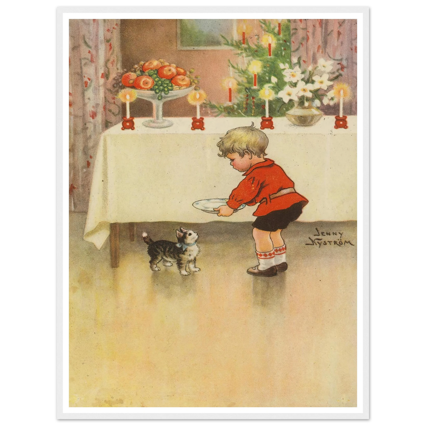 A Secret Holiday Kindness - Framed Poster - 30x40 cm / 12x16″ - Black frame