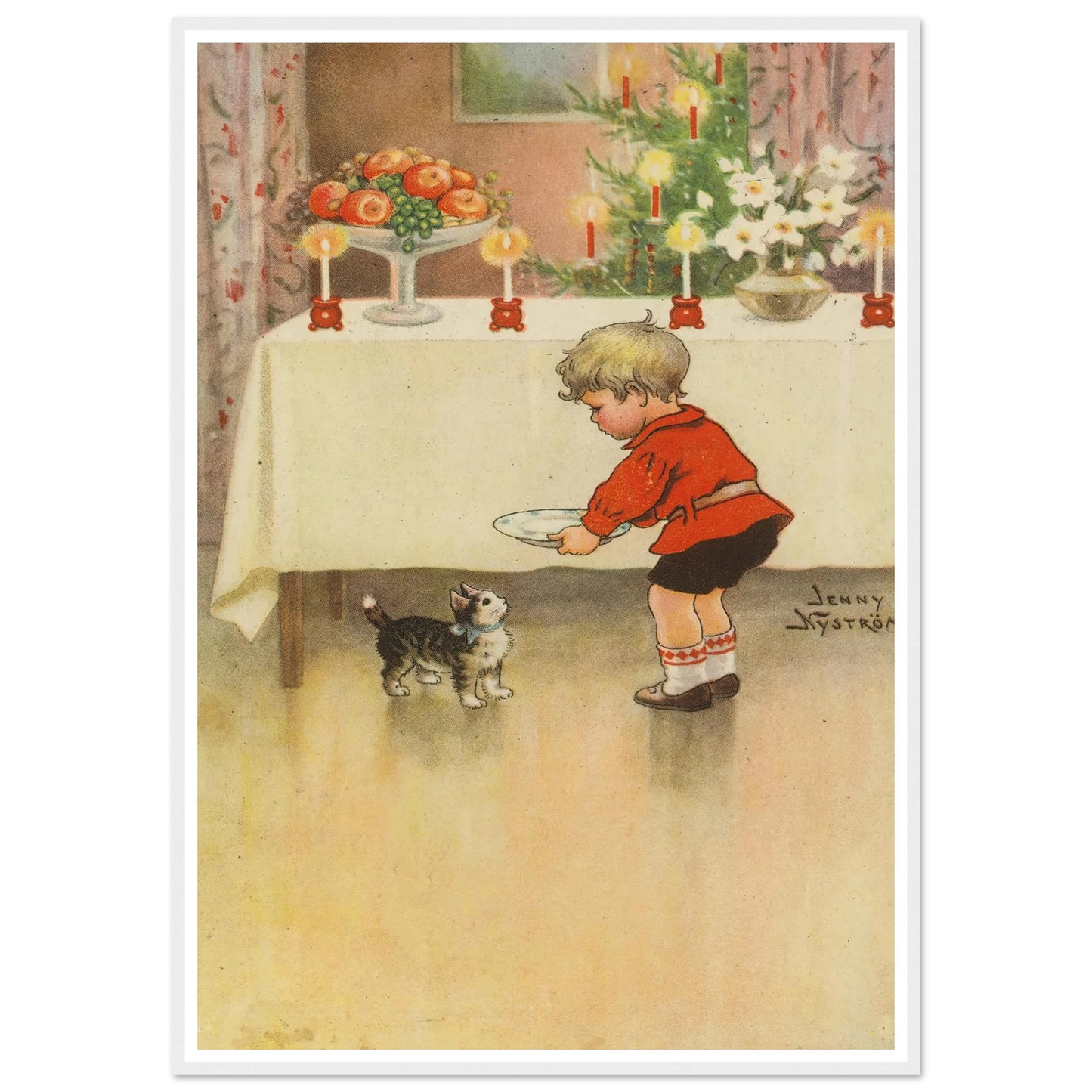 A Secret Holiday Kindness - Framed Poster - 30x40 cm / 12x16″ - Black frame