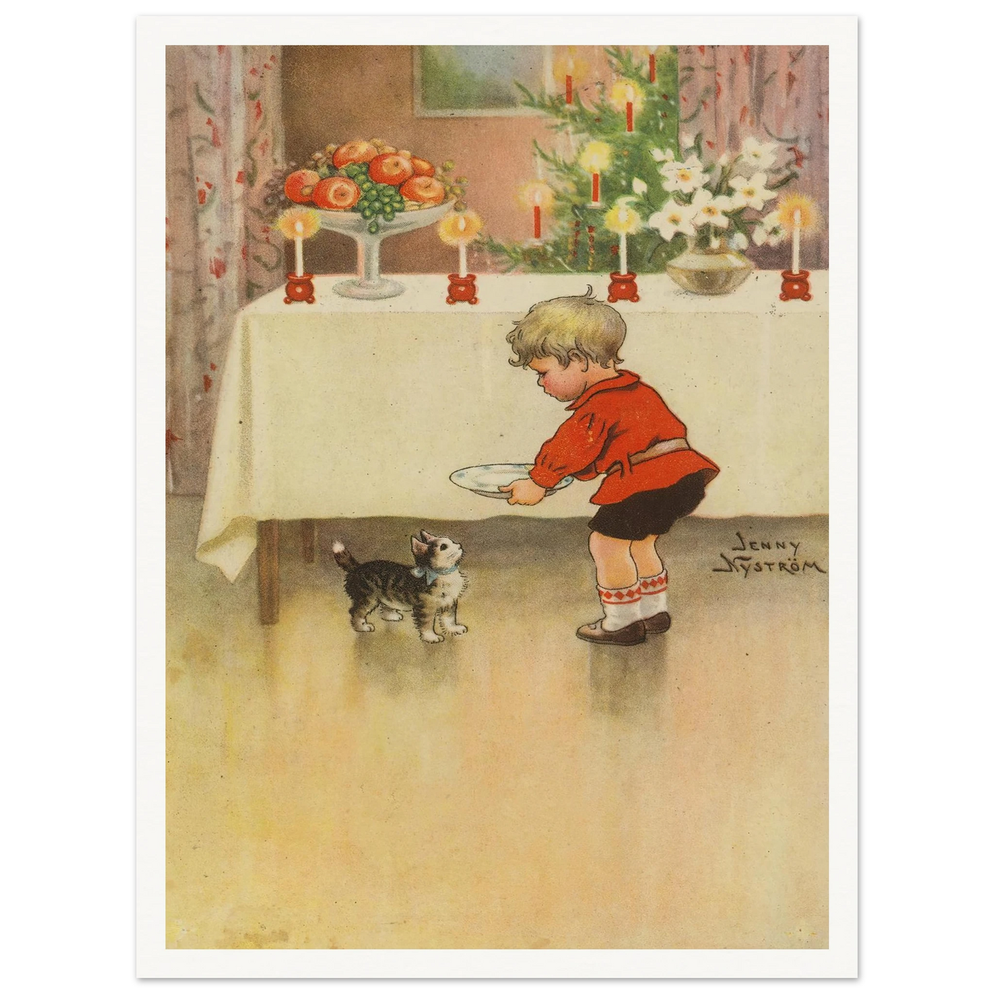 A Secret Holiday Kindness - Framed Poster - 30x40 cm / 12x16″ - Black frame