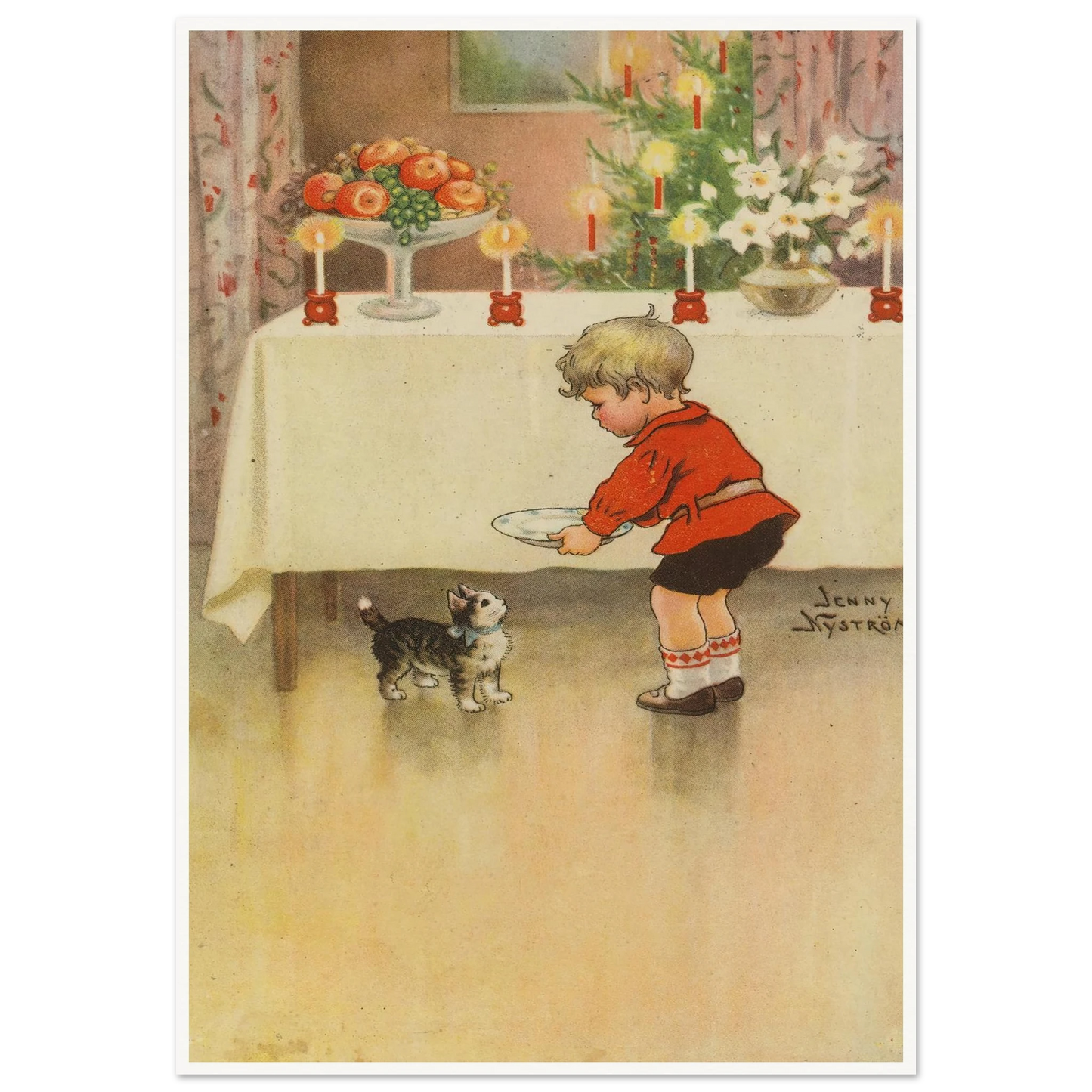A Secret Holiday Kindness - Framed Poster - 30x40 cm / 12x16″ - Black frame