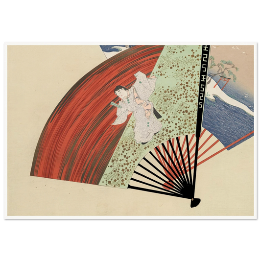 A Thousand Grasses Pl.01 (1900) Art Print | Kamisaka Sekka - Framed Poster - 30x40 cm / 12x16″ - Black frame