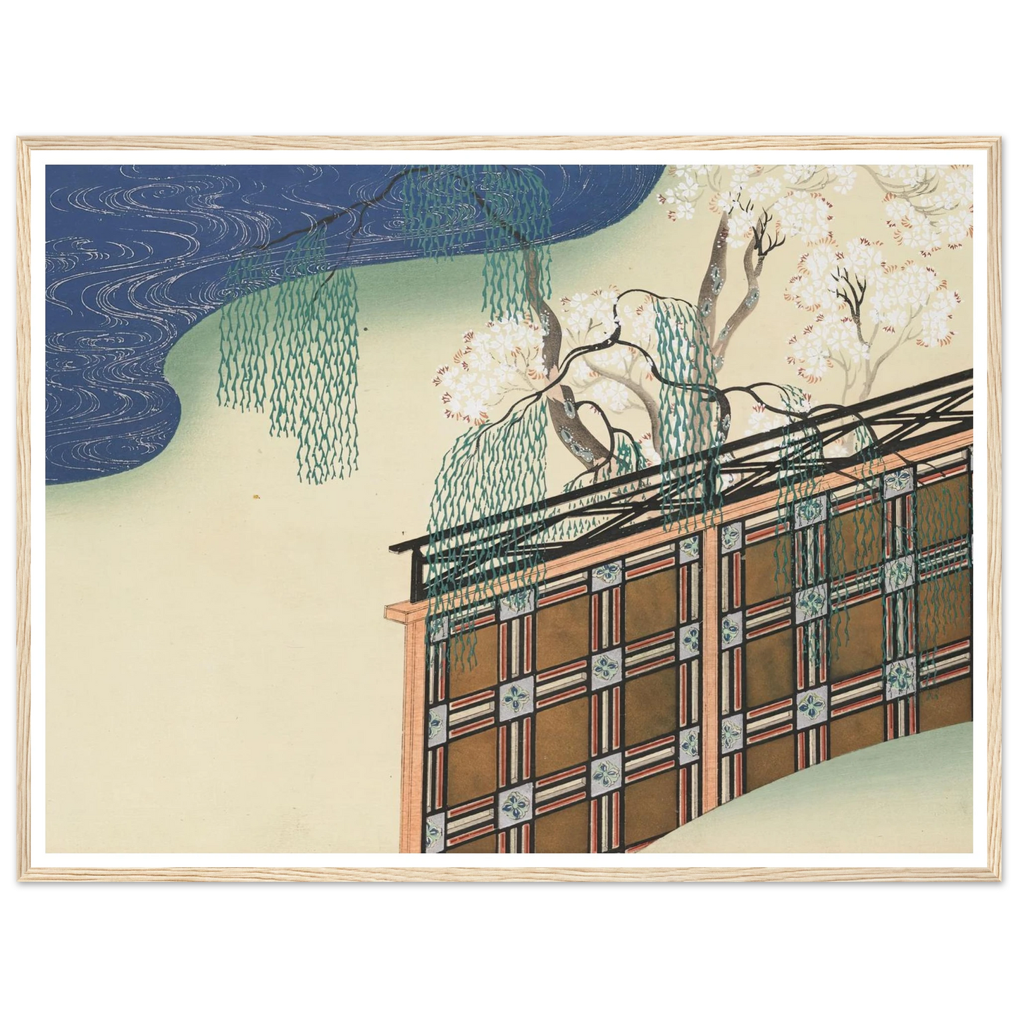 A Thousand Grasses Pl.02 (1900) Art Print | Kamisaka Sekka - Framed Poster - 30x40 cm / 12x16″ - Black frame