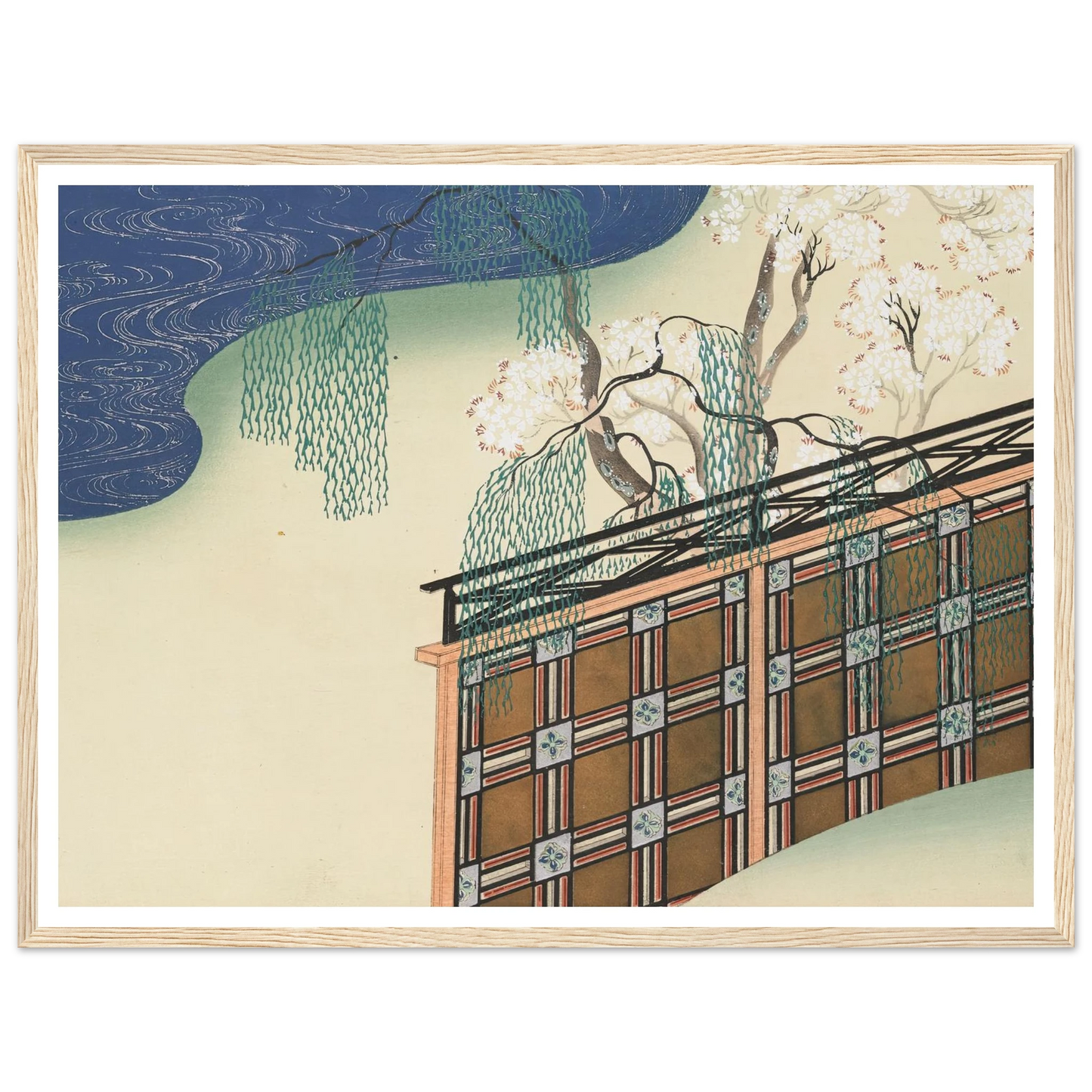 A Thousand Grasses Pl.02 (1900) Art Print | Kamisaka Sekka - Framed Poster - 30x40 cm / 12x16″ - Black frame