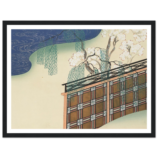 A Thousand Grasses Pl.02 (1900) Art Print | Kamisaka Sekka - Framed Poster - 30x40 cm / 12x16″ - Black frame