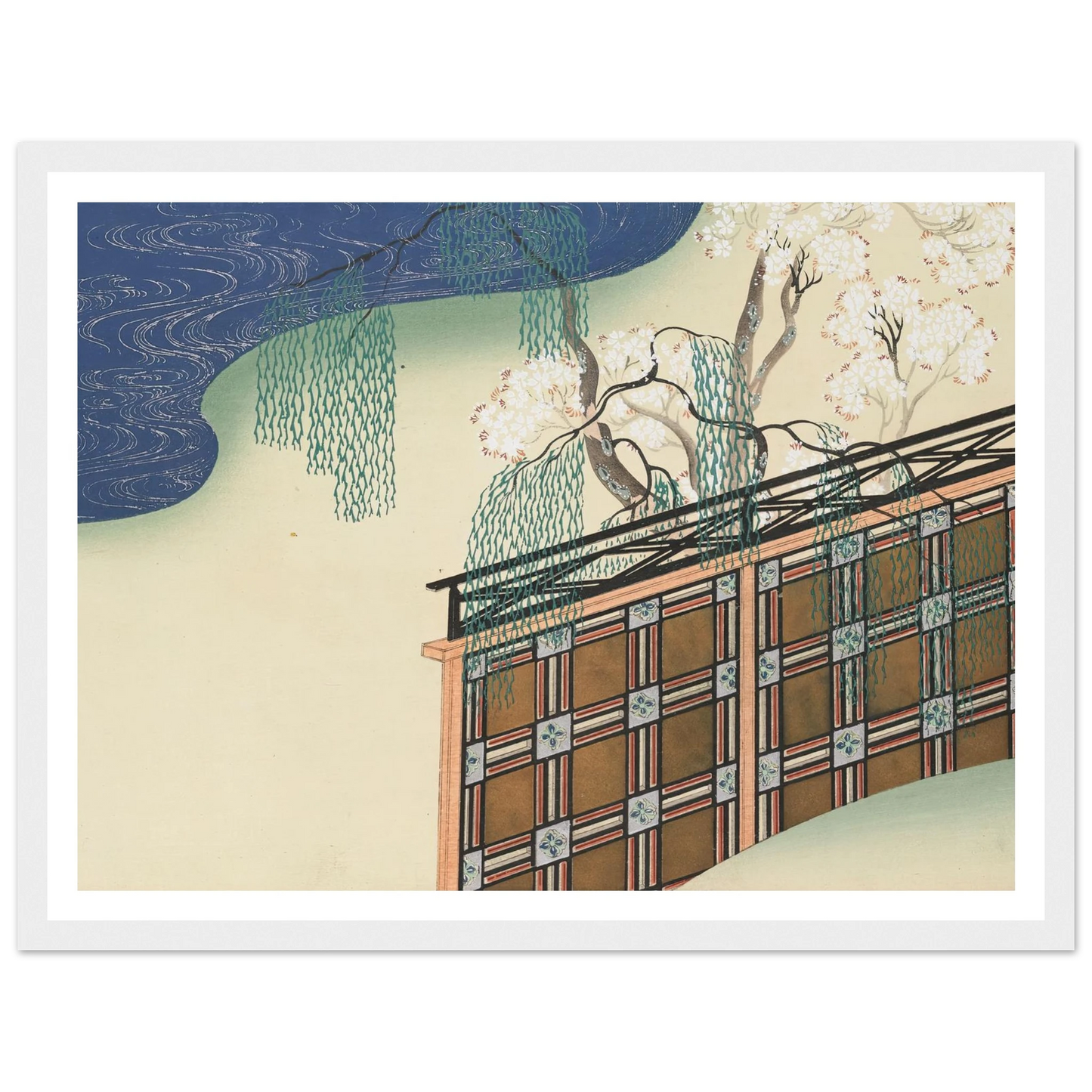 A Thousand Grasses Pl.02 (1900) Art Print | Kamisaka Sekka - Framed Poster - 30x40 cm / 12x16″ - Black frame