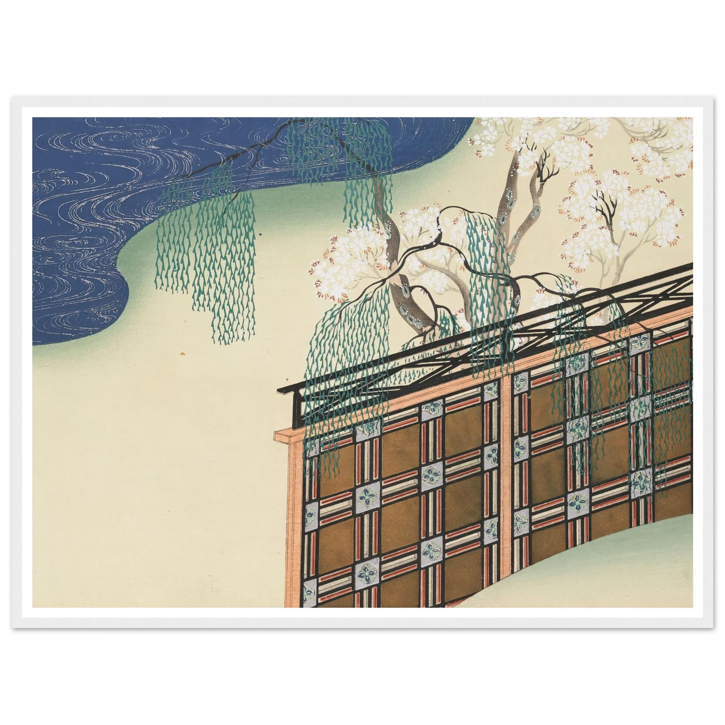 A Thousand Grasses Pl.02 (1900) Art Print | Kamisaka Sekka - Framed Poster - 30x40 cm / 12x16″ - Black frame