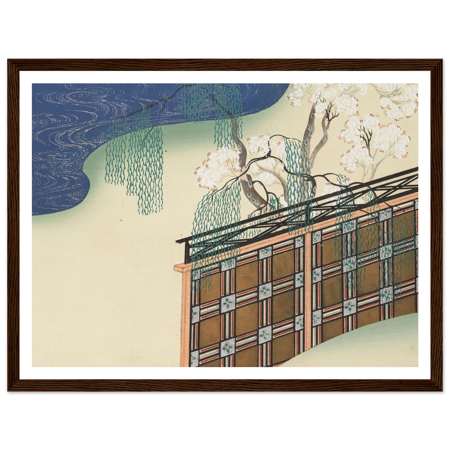 A Thousand Grasses Pl.02 (1900) Art Print | Kamisaka Sekka - Framed Poster - 30x40 cm / 12x16″ - Black frame