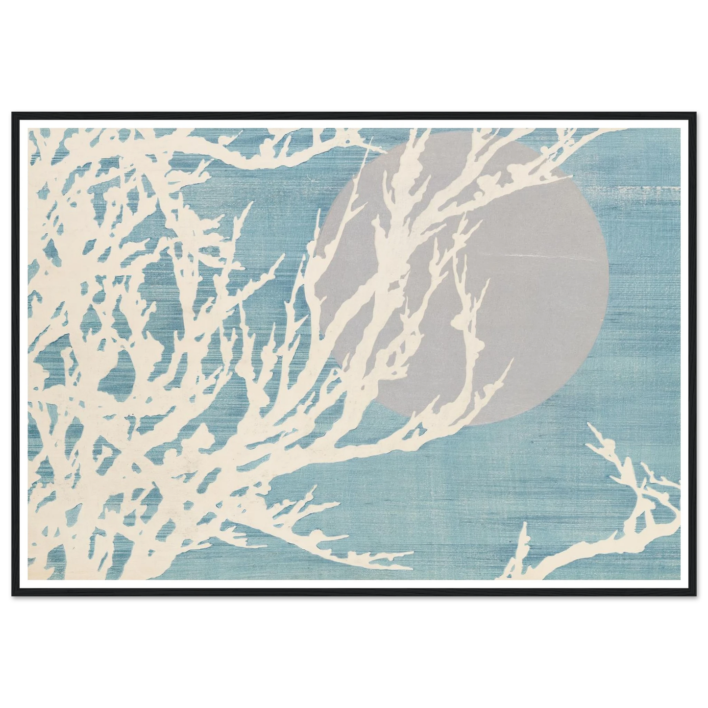 A Thousand Grasses Pl.03 (1900) Art Print | Kamisaka Sekka - Framed Poster - 30x40 cm / 12x16″ - Black frame