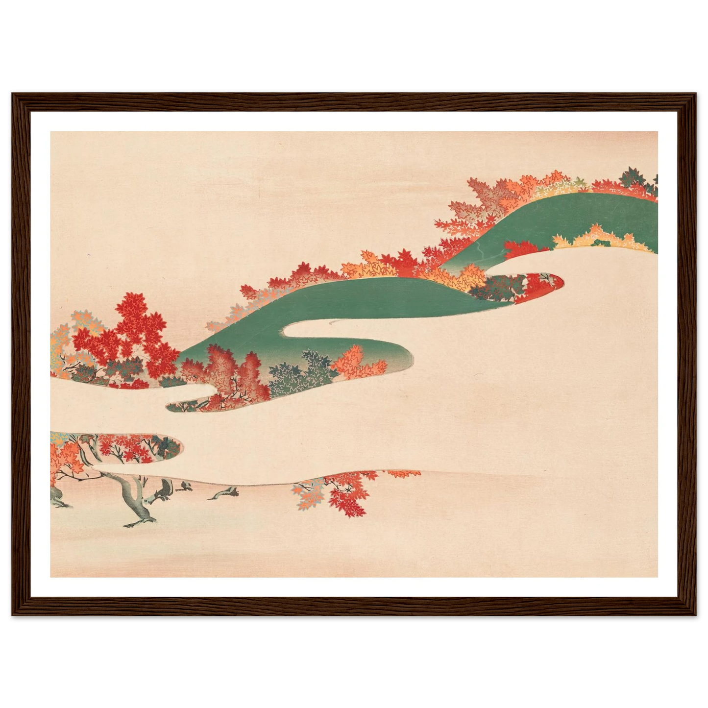A Thousand Grasses Pl.04 (1900) Art Print | Kamisaka Sekka - Framed Poster - 30x40 cm / 12x16″ - Black frame