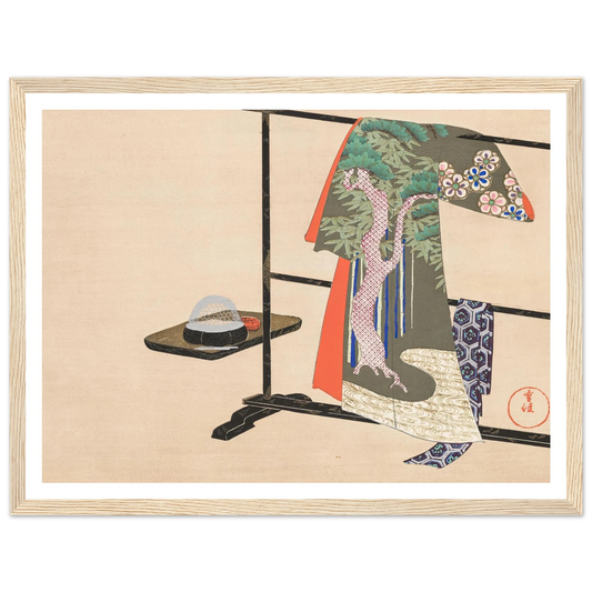 A Thousand Grasses Pl.05 (1900) Art Print | Kamisaka Sekka - Framed Poster - 30x40 cm / 12x16″ - Black frame