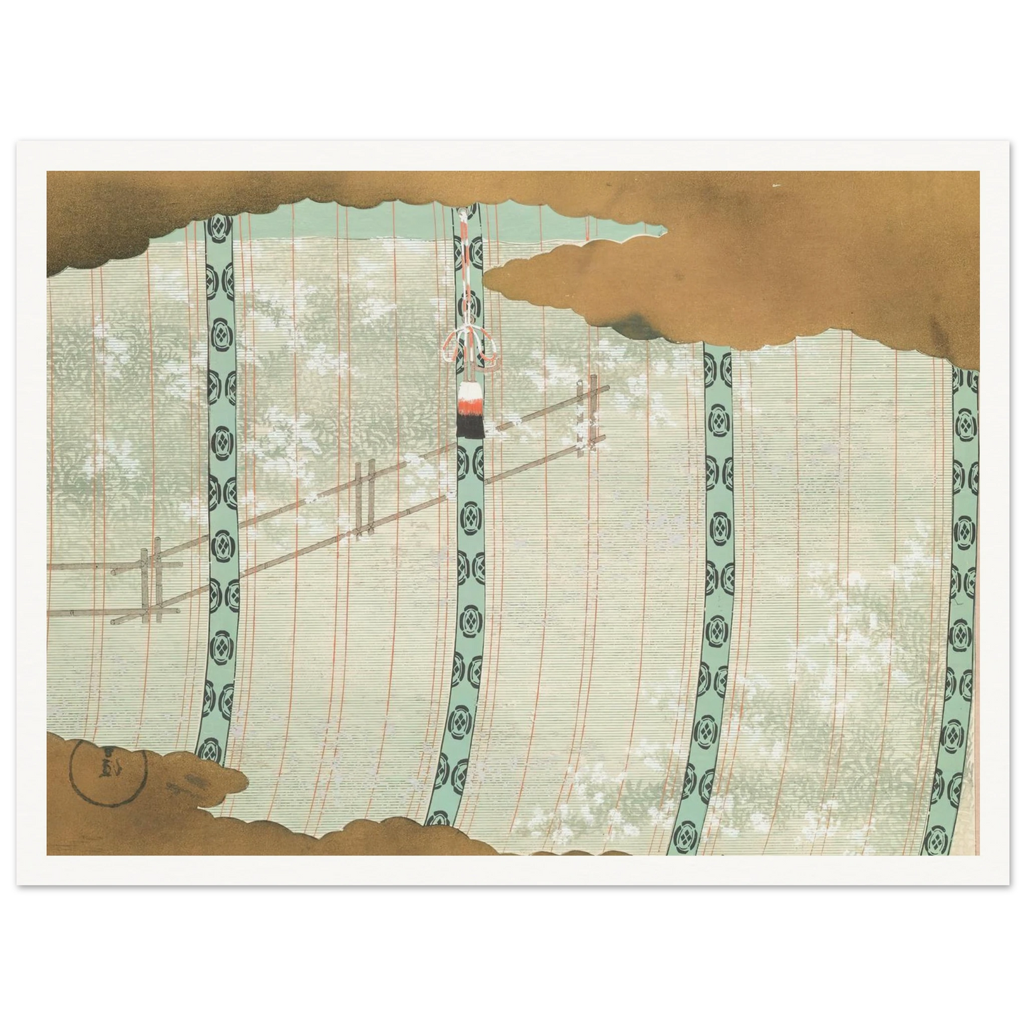 A Thousand Grasses Pl.07 (1900) Art Print | Kamisaka Sekka - Framed Poster - 30x40 cm / 12x16″ - Black frame