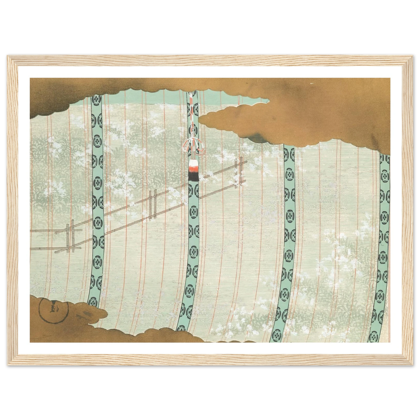A Thousand Grasses Pl.07 (1900) Art Print | Kamisaka Sekka - Framed Poster - 30x40 cm / 12x16″ - Black frame