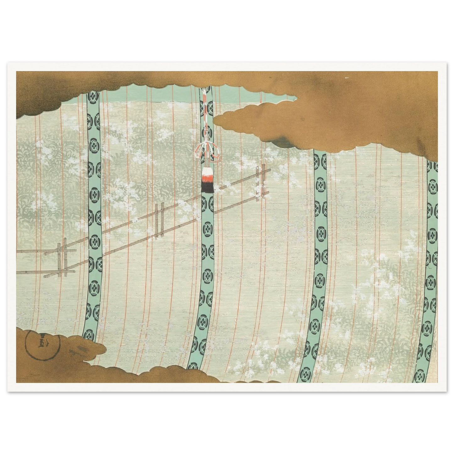 A Thousand Grasses Pl.07 (1900) Art Print | Kamisaka Sekka - Framed Poster - 30x40 cm / 12x16″ - Black frame