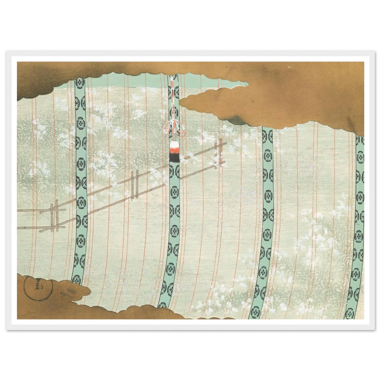 A Thousand Grasses Pl.07 (1900) Art Print | Kamisaka Sekka - Framed Poster - 30x40 cm / 12x16″ - Black frame