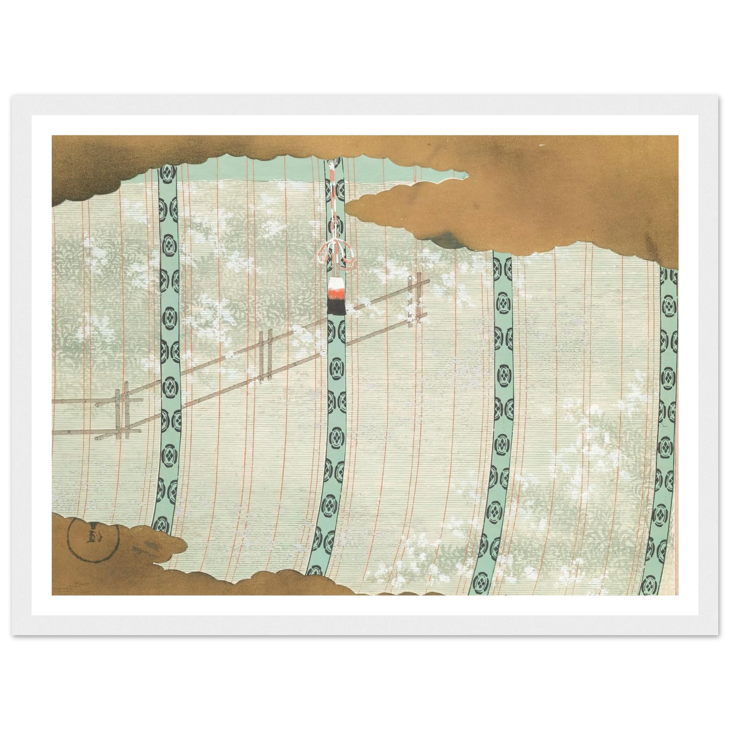 A Thousand Grasses Pl.07 (1900) Art Print | Kamisaka Sekka - Framed Poster - 30x40 cm / 12x16″ - Black frame