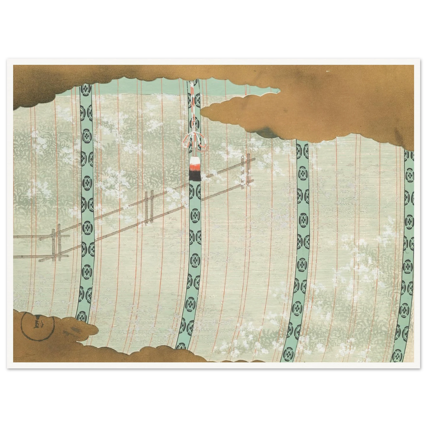 A Thousand Grasses Pl.07 (1900) Art Print | Kamisaka Sekka - Framed Poster - 30x40 cm / 12x16″ - Black frame