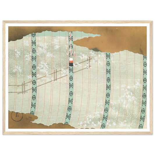 A Thousand Grasses Pl.07 (1900) Art Print | Kamisaka Sekka - Framed Poster - 30x40 cm / 12x16″ - Black frame