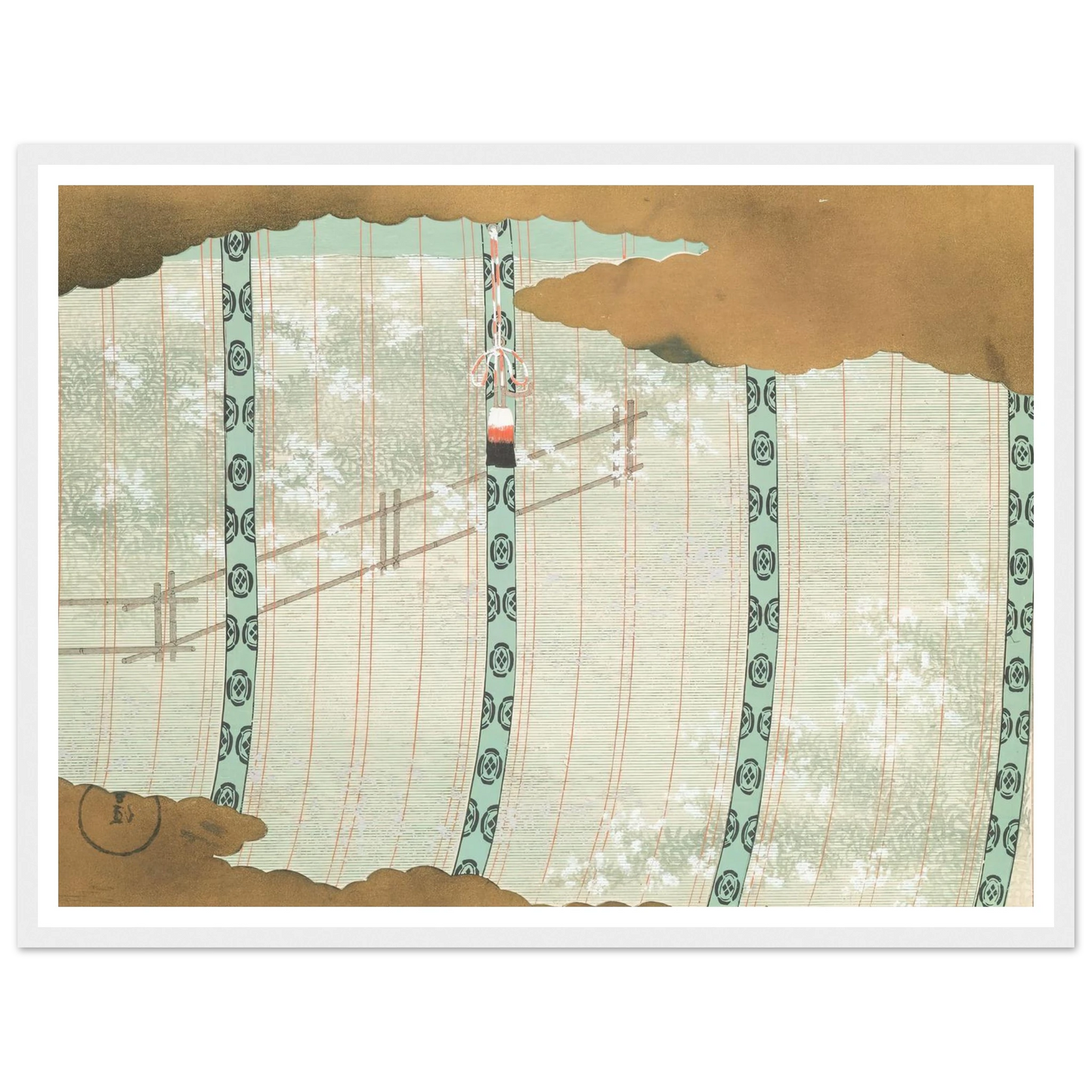 A Thousand Grasses Pl.07 (1900) Art Print | Kamisaka Sekka - Framed Poster - 30x40 cm / 12x16″ - Black frame