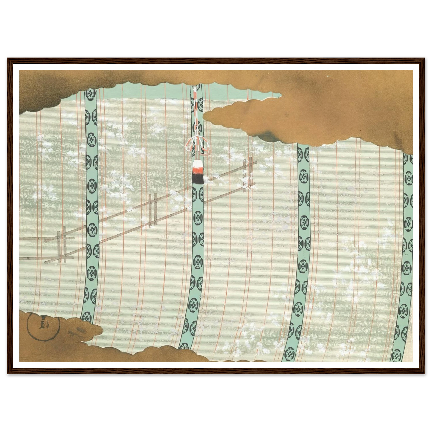 A Thousand Grasses Pl.07 (1900) Art Print | Kamisaka Sekka - Framed Poster - 30x40 cm / 12x16″ - Black frame