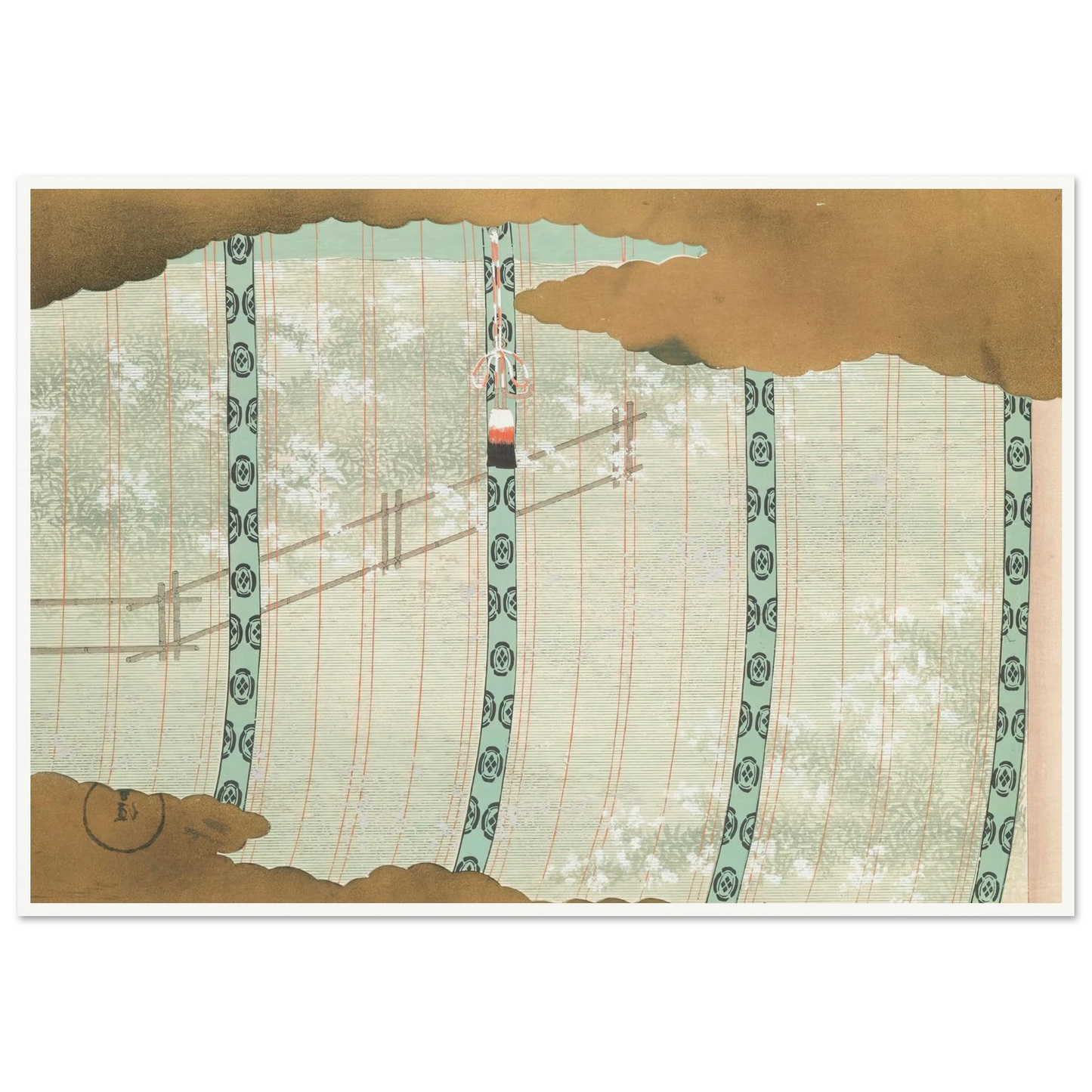 A Thousand Grasses Pl.07 (1900) Art Print | Kamisaka Sekka - Framed Poster - 30x40 cm / 12x16″ - Black frame