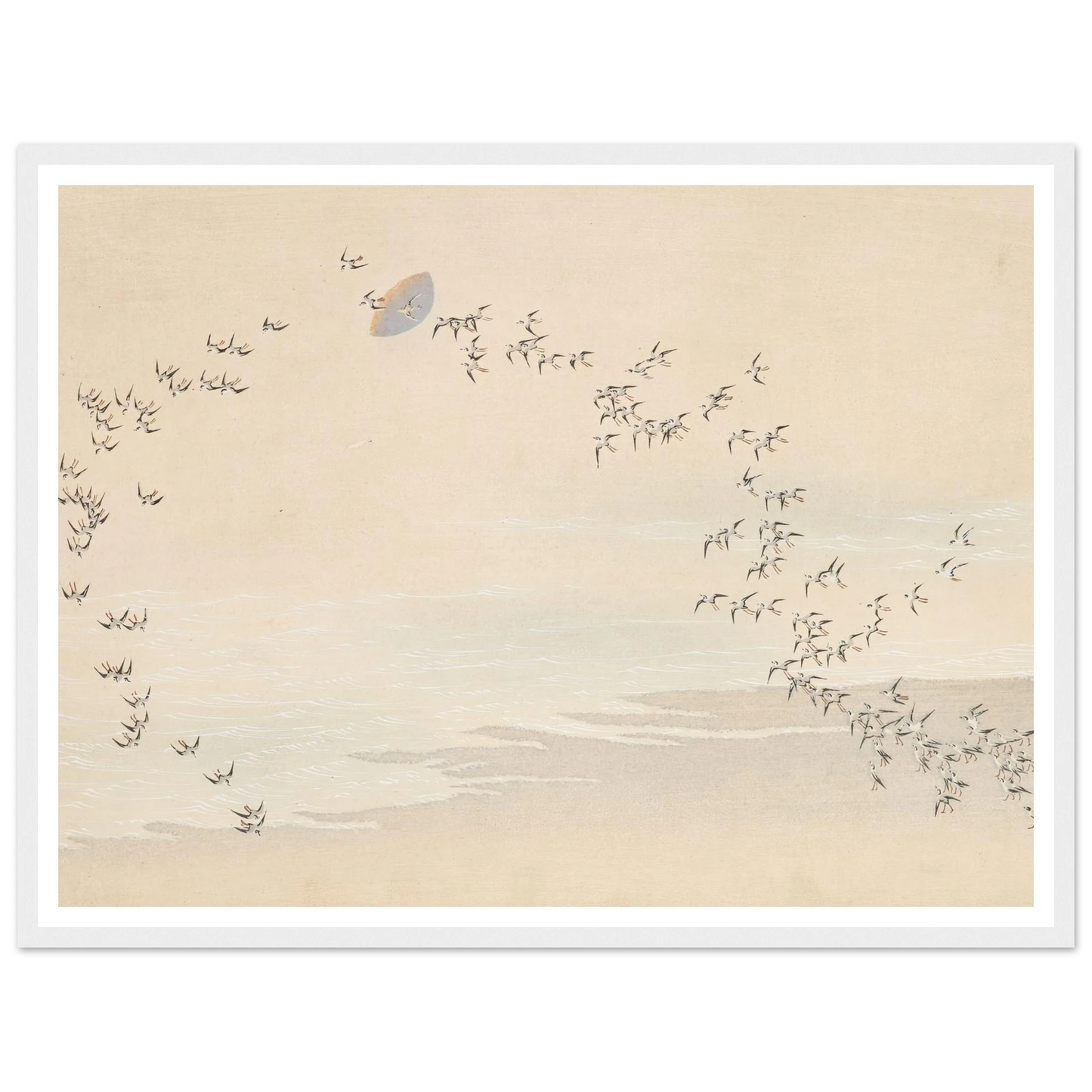A Thousand Grasses Pl.09 (1900) Art Print | Kamisaka Sekka - Framed Poster - 30x40 cm / 12x16″ - Black frame