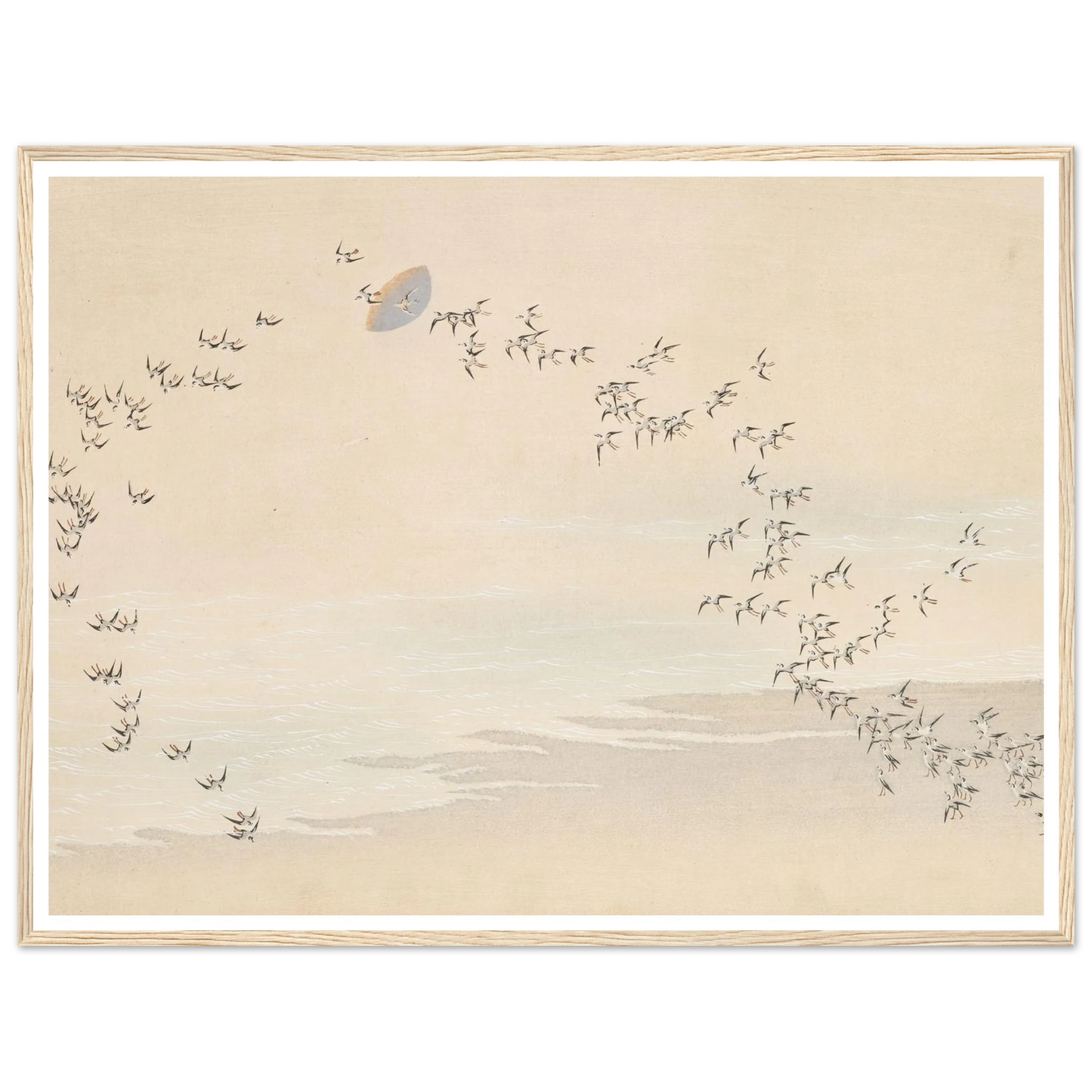 A Thousand Grasses Pl.09 (1900) Art Print | Kamisaka Sekka - Framed Poster - 30x40 cm / 12x16″ - Black frame