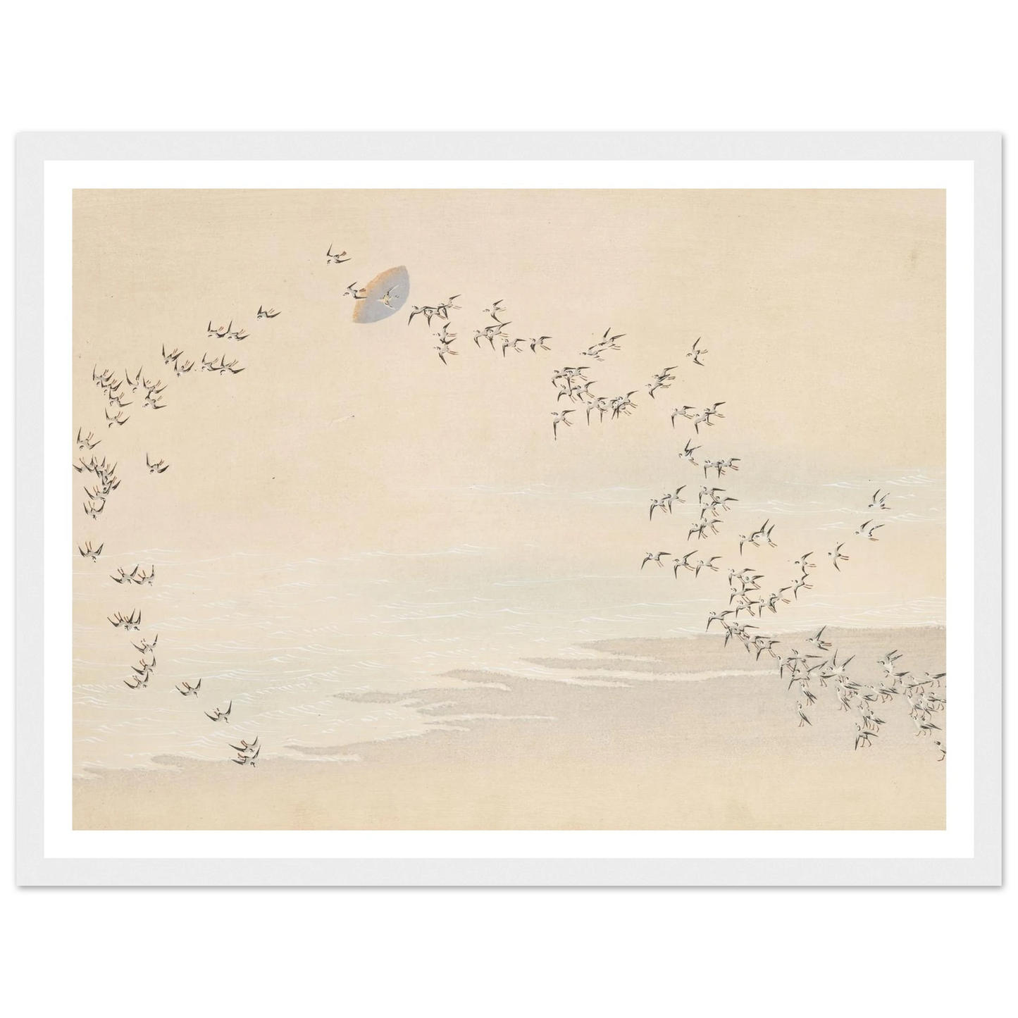 A Thousand Grasses Pl.09 (1900) Art Print | Kamisaka Sekka - Framed Poster - 30x40 cm / 12x16″ - Black frame