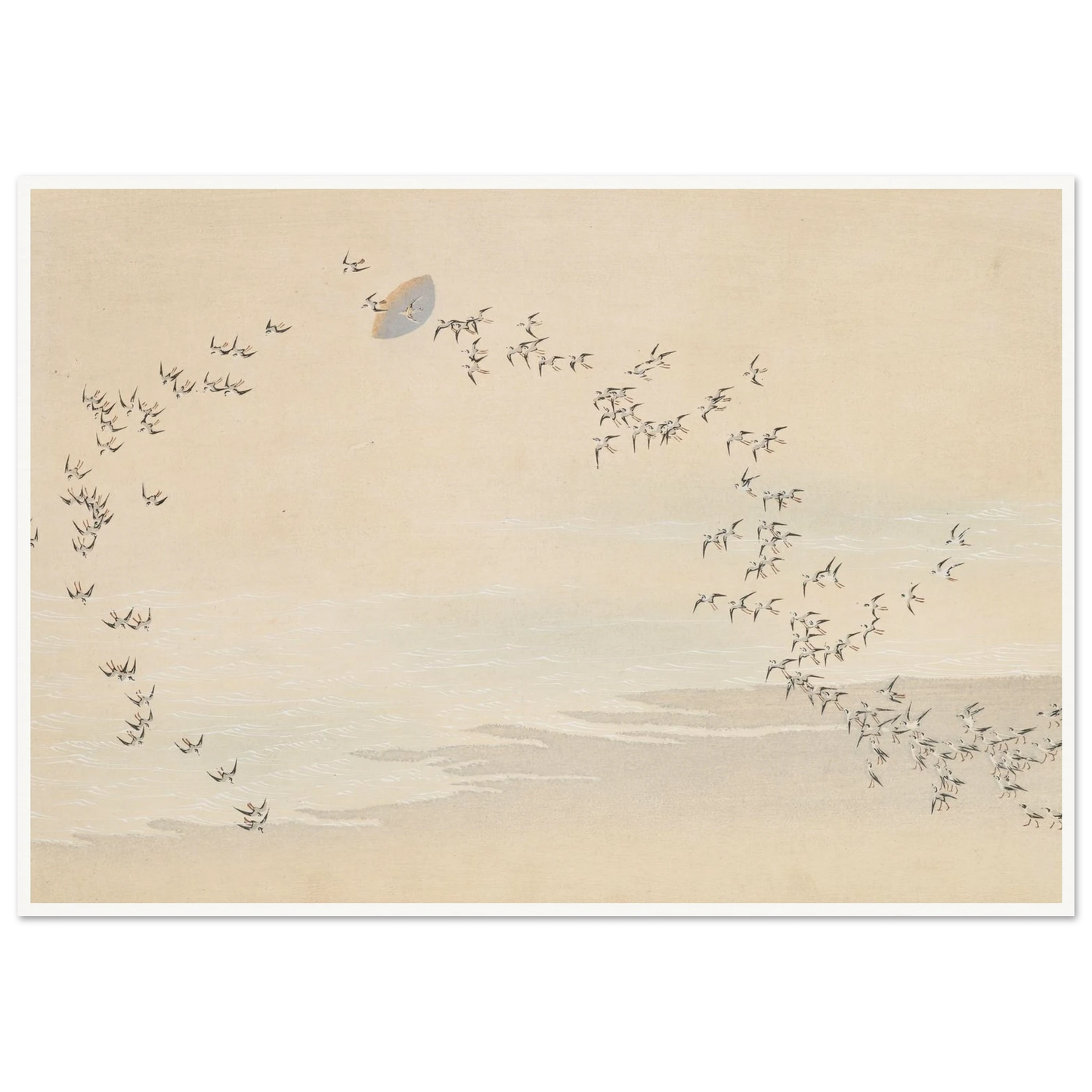 A Thousand Grasses Pl.09 (1900) Art Print | Kamisaka Sekka - Framed Poster - 30x40 cm / 12x16″ - Black frame
