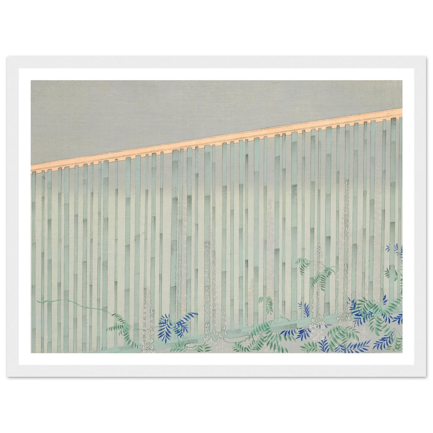 A Thousand Grasses Pl.10 (1900) Art Print | Kamisaka Sekka - Framed Poster - 30x40 cm / 12x16″ - Black frame