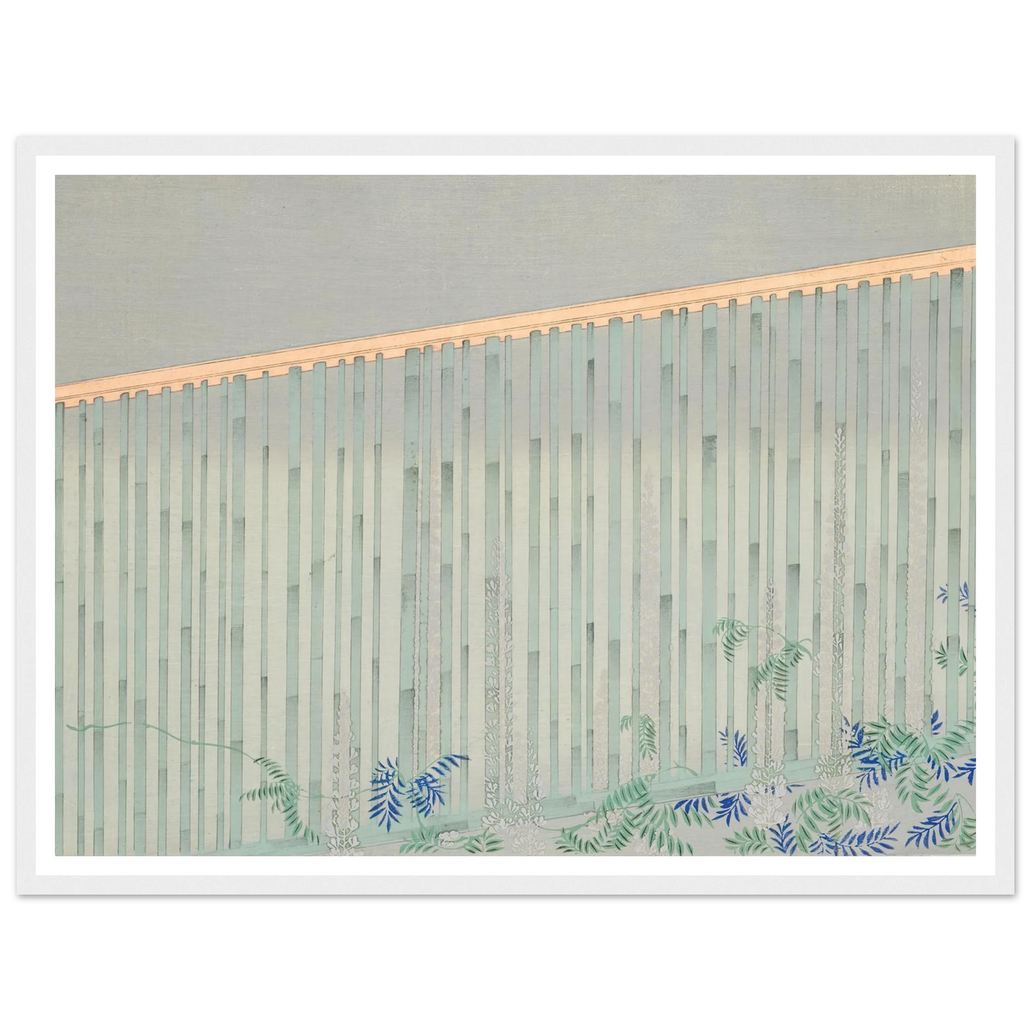 A Thousand Grasses Pl.10 (1900) Art Print | Kamisaka Sekka - Framed Poster - 30x40 cm / 12x16″ - Black frame