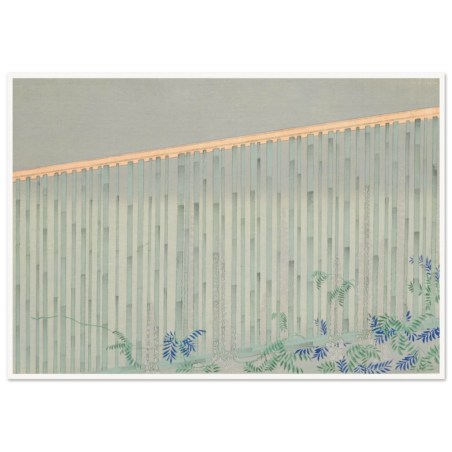 A Thousand Grasses Pl.10 (1900) Art Print | Kamisaka Sekka - Framed Poster - 30x40 cm / 12x16″ - Black frame