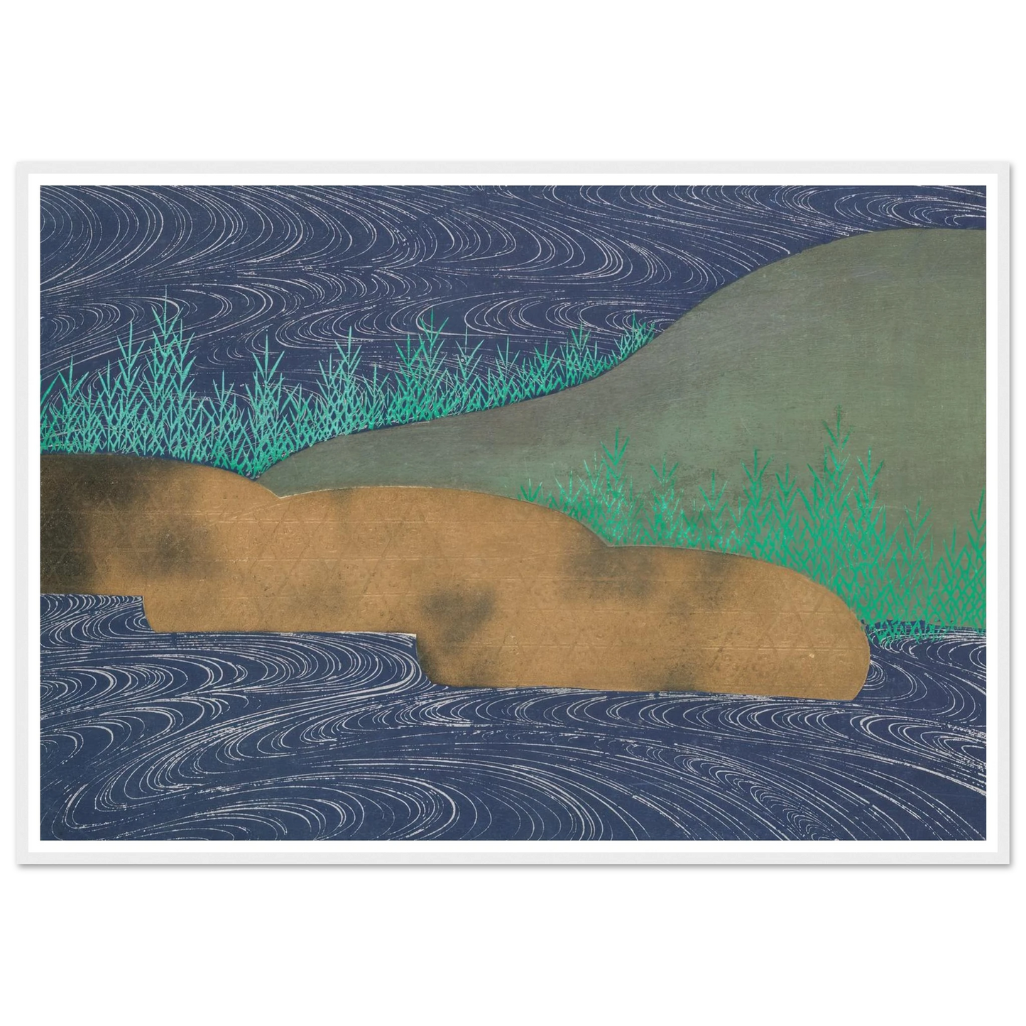A Thousand Grasses Pl.11 (1900) Art Print | Kamisaka Sekka - Framed Poster - 30x40 cm / 12x16″ - Black frame