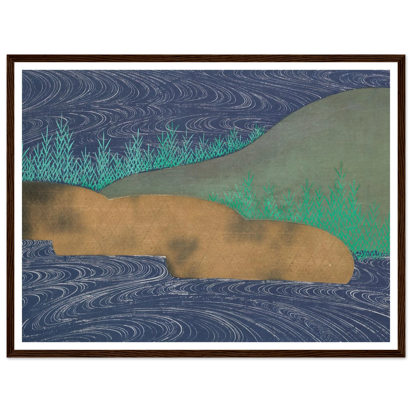 A Thousand Grasses Pl.11 (1900) Art Print | Kamisaka Sekka - Framed Poster - 30x40 cm / 12x16″ - Black frame
