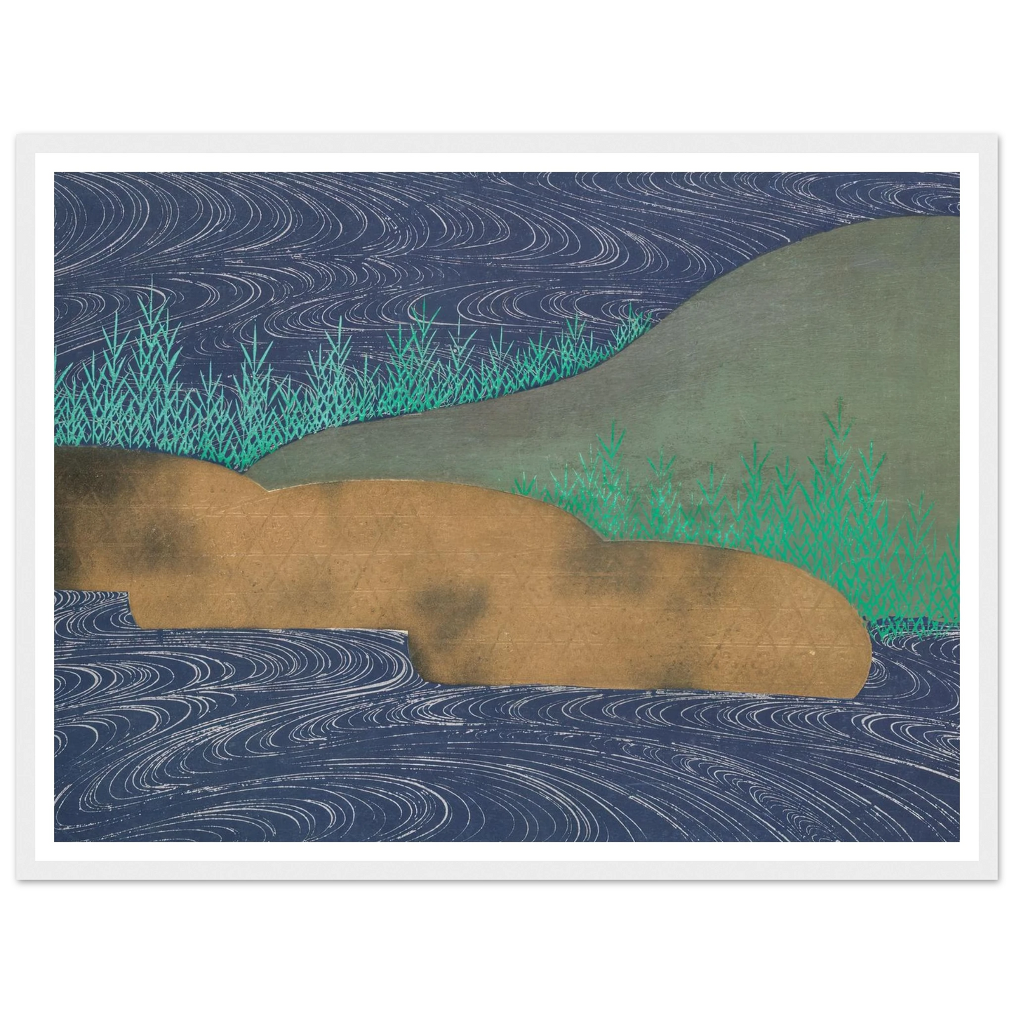 A Thousand Grasses Pl.11 (1900) Art Print | Kamisaka Sekka - Framed Poster - 30x40 cm / 12x16″ - Black frame