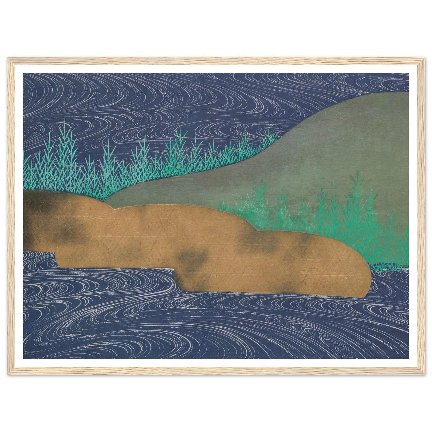 A Thousand Grasses Pl.11 (1900) Art Print | Kamisaka Sekka - Framed Poster - 30x40 cm / 12x16″ - Black frame
