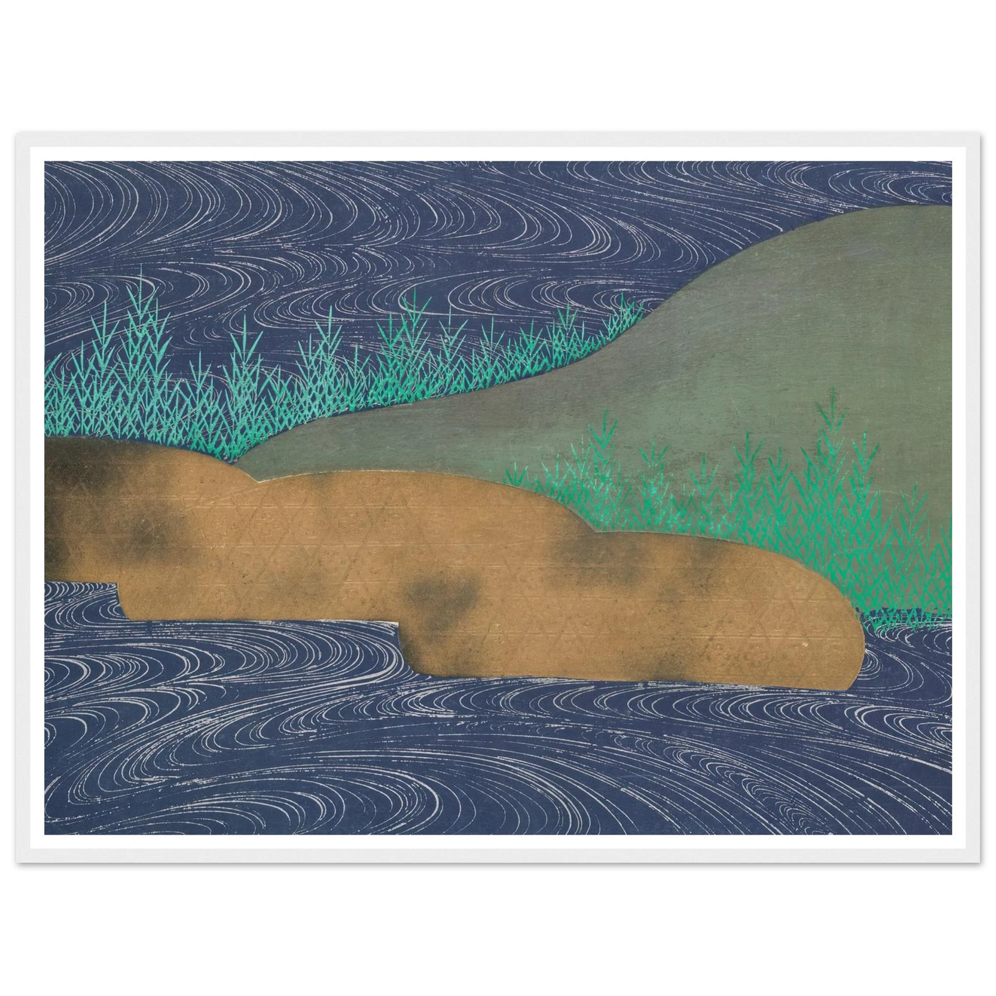 A Thousand Grasses Pl.11 (1900) Art Print | Kamisaka Sekka - Framed Poster - 30x40 cm / 12x16″ - Black frame