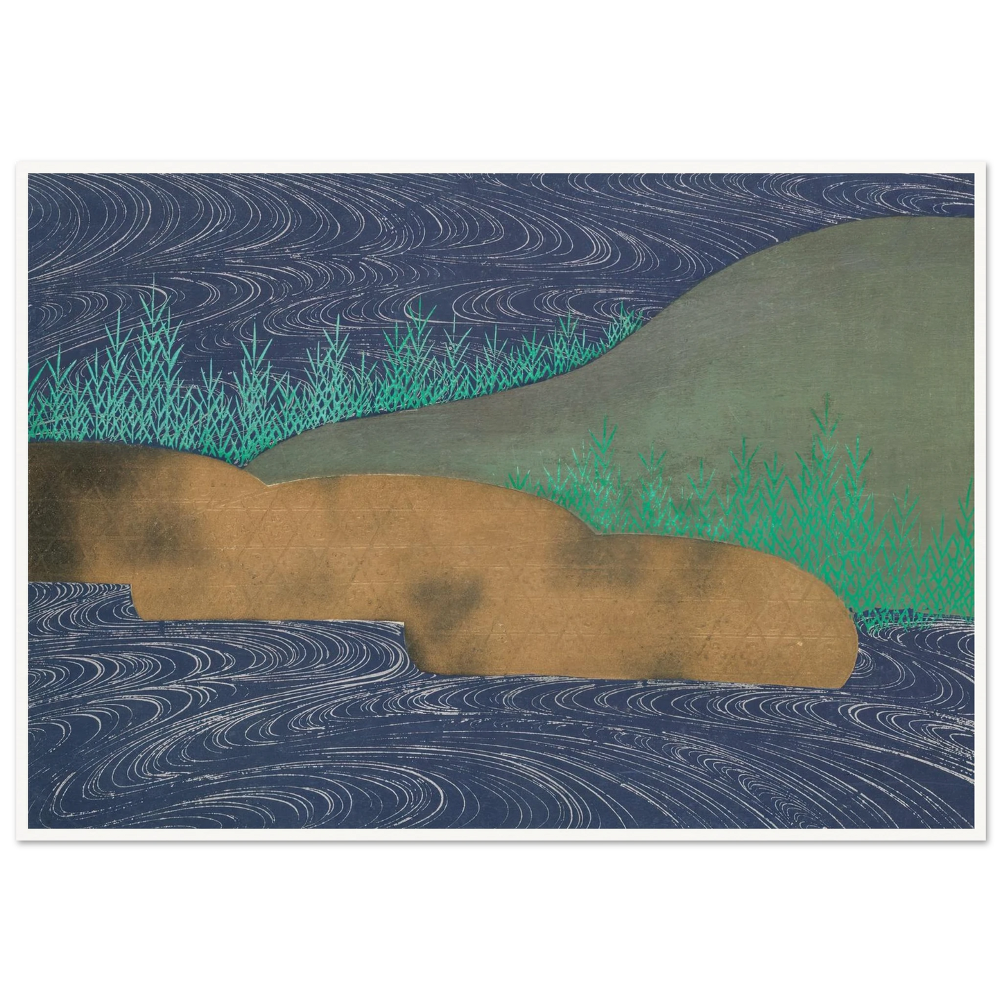 A Thousand Grasses Pl.11 (1900) Art Print | Kamisaka Sekka - Framed Poster - 30x40 cm / 12x16″ - Black frame