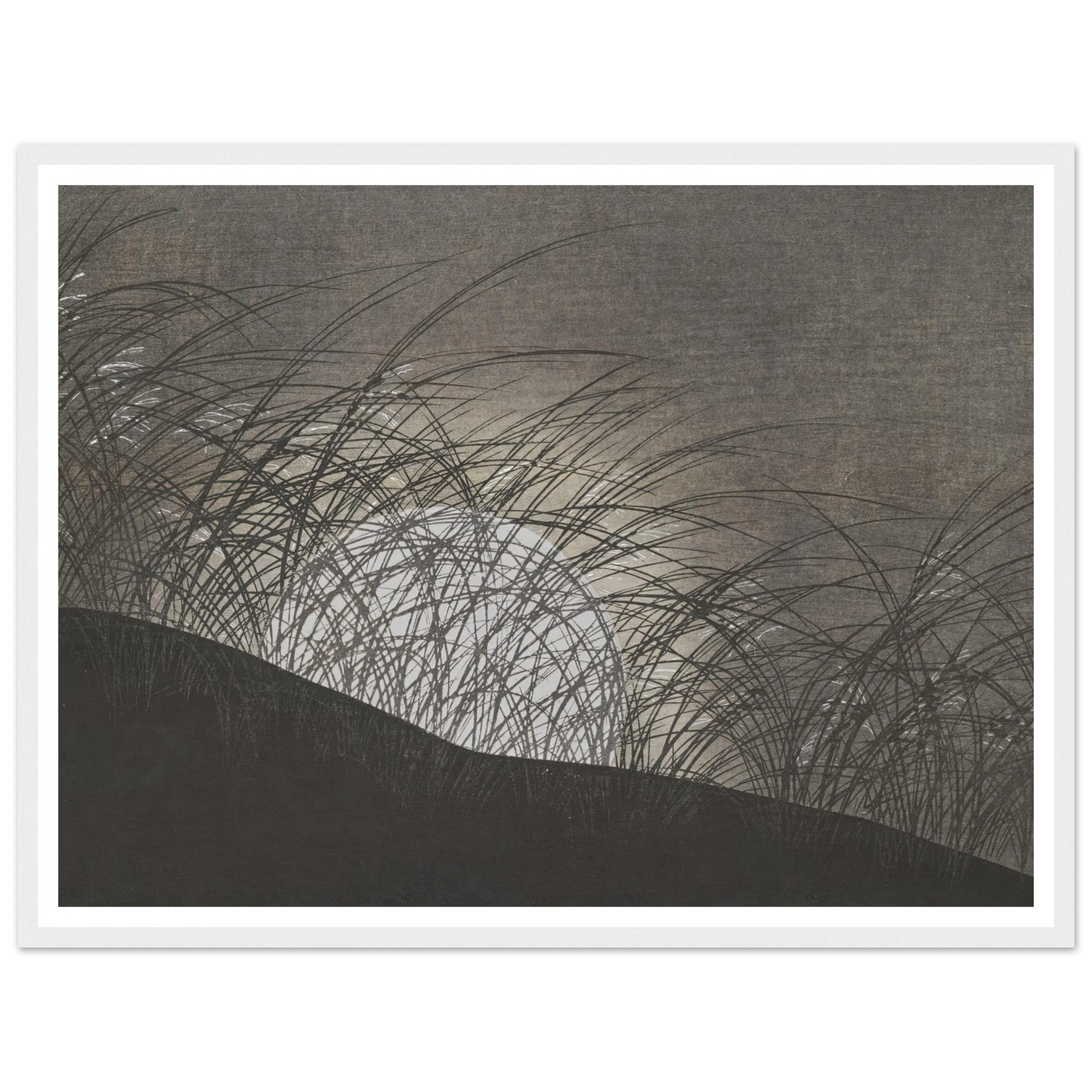 A Thousand Grasses Pl.12 (1900) Art Print | Kamisaka Sekka - Framed Poster - 30x40 cm / 12x16″ - Black frame