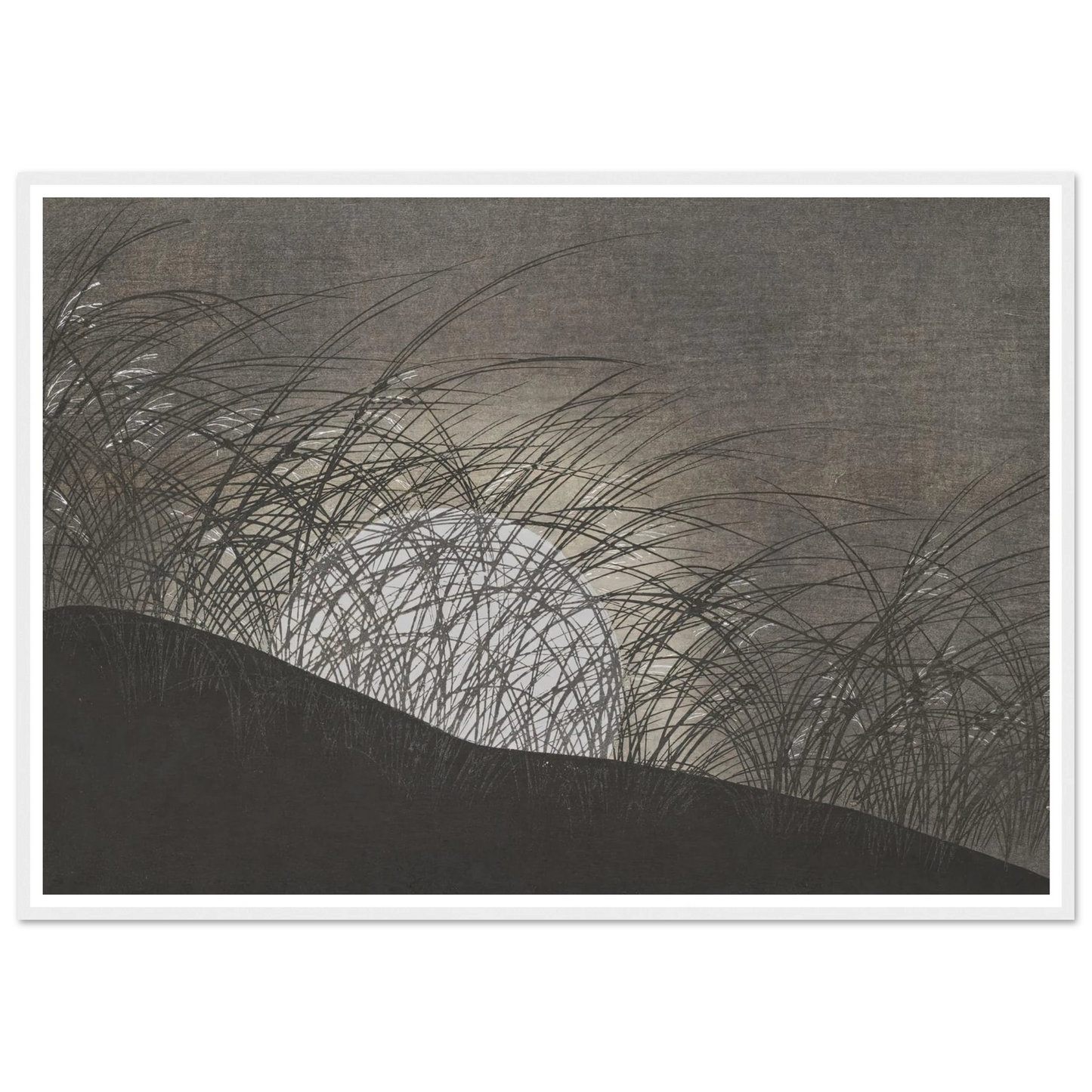 A Thousand Grasses Pl.12 (1900) Art Print | Kamisaka Sekka - Framed Poster - 30x40 cm / 12x16″ - Black frame