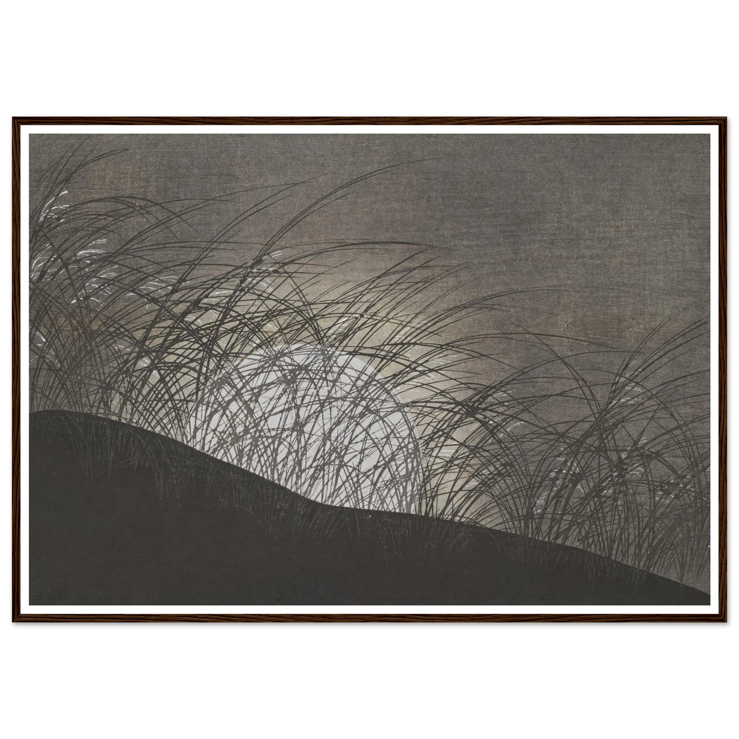A Thousand Grasses Pl.12 (1900) Art Print | Kamisaka Sekka - Framed Poster - 30x40 cm / 12x16″ - Black frame