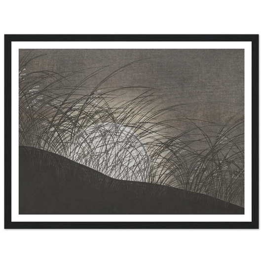 A Thousand Grasses Pl.12 (1900) Art Print | Kamisaka Sekka - Framed Poster - 30x40 cm / 12x16″ - Black frame