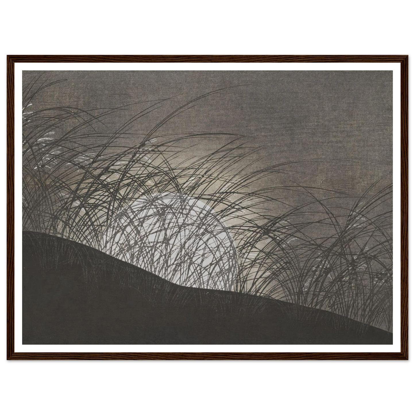 A Thousand Grasses Pl.12 (1900) Art Print | Kamisaka Sekka - Framed Poster - 30x40 cm / 12x16″ - Black frame