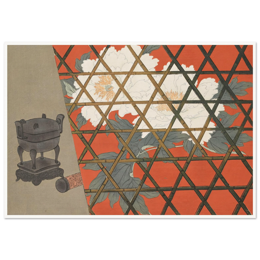 A Thousand Grasses Pl.14 (1900) Art Print | Kamisaka Sekka - Framed Poster - 30x40 cm / 12x16″ - Black frame