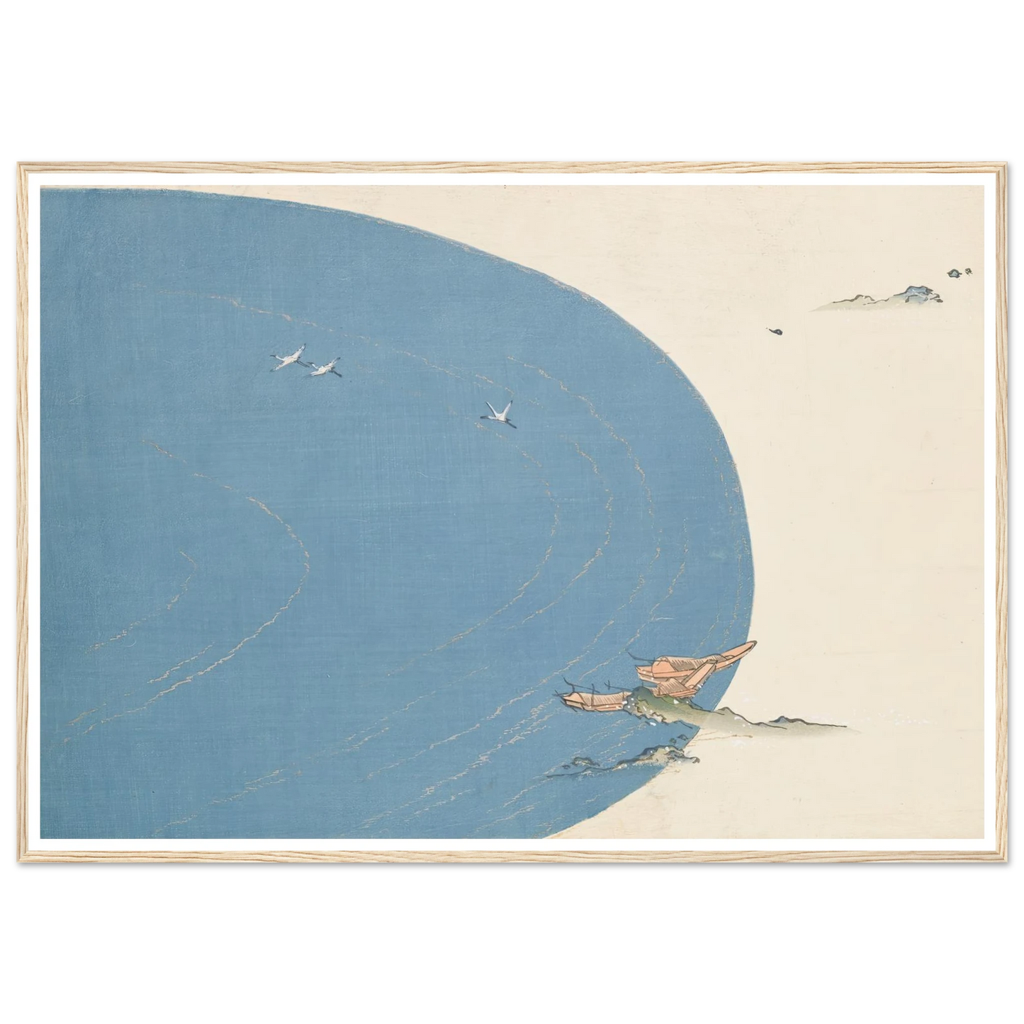 A Thousand Grasses Pl.15 (1900) Art Print | Kamisaka Sekka - Framed Poster - 30x40 cm / 12x16″ - Black frame