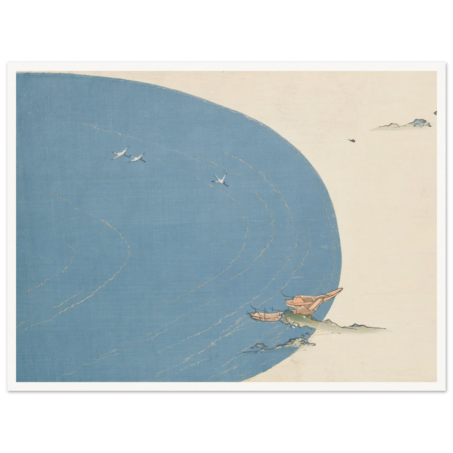 A Thousand Grasses Pl.15 (1900) Art Print | Kamisaka Sekka - Framed Poster - 30x40 cm / 12x16″ - Black frame