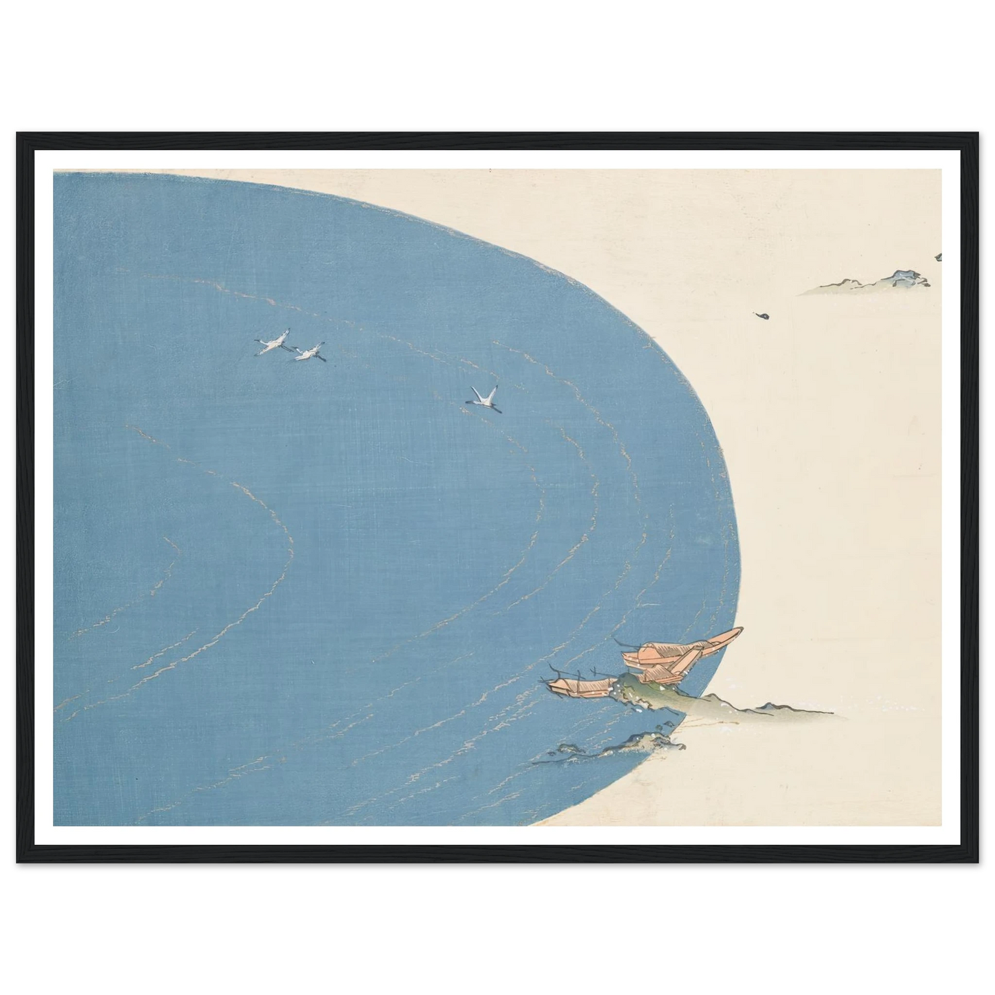 A Thousand Grasses Pl.15 (1900) Art Print | Kamisaka Sekka - Framed Poster - 30x40 cm / 12x16″ - Black frame