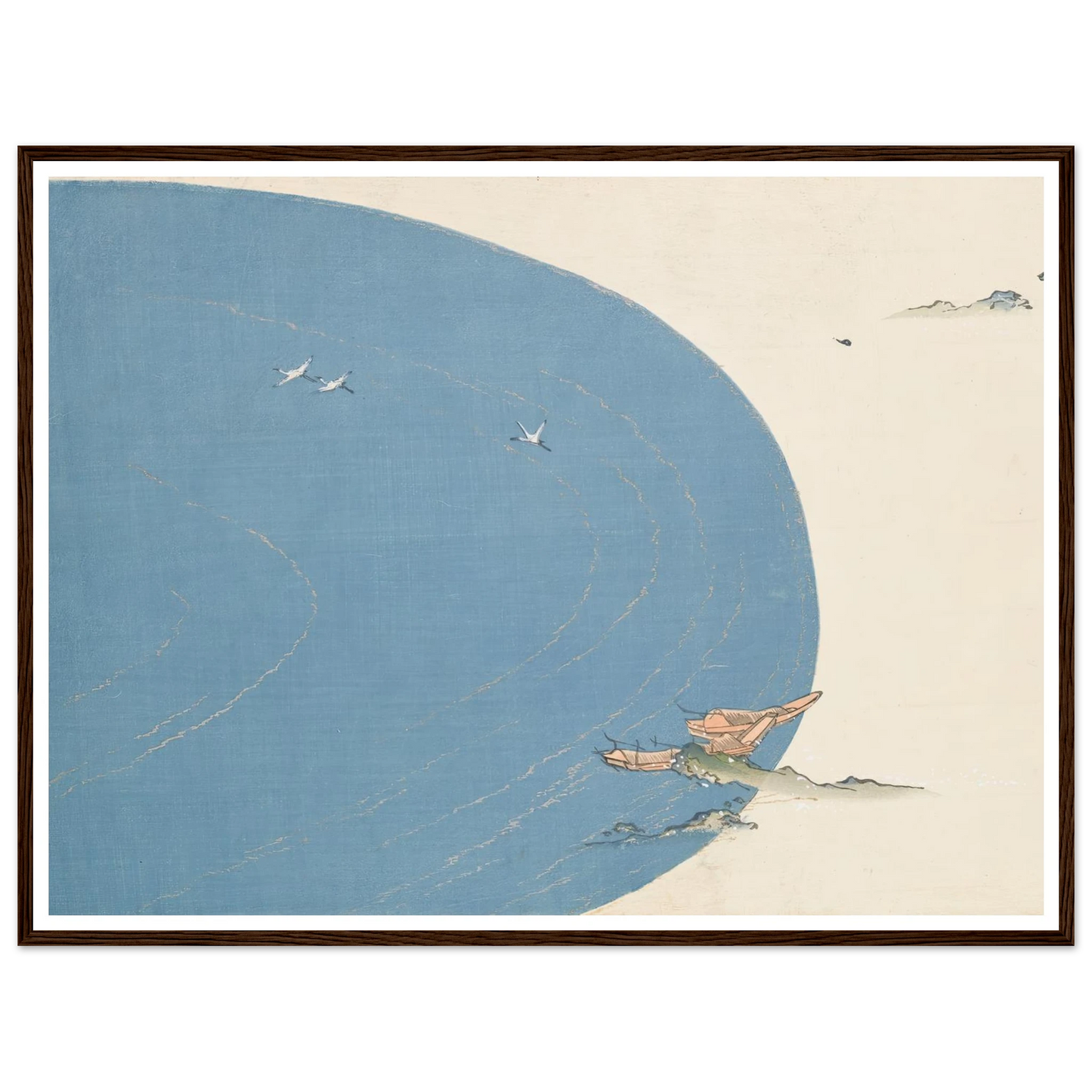 A Thousand Grasses Pl.15 (1900) Art Print | Kamisaka Sekka - Framed Poster - 30x40 cm / 12x16″ - Black frame