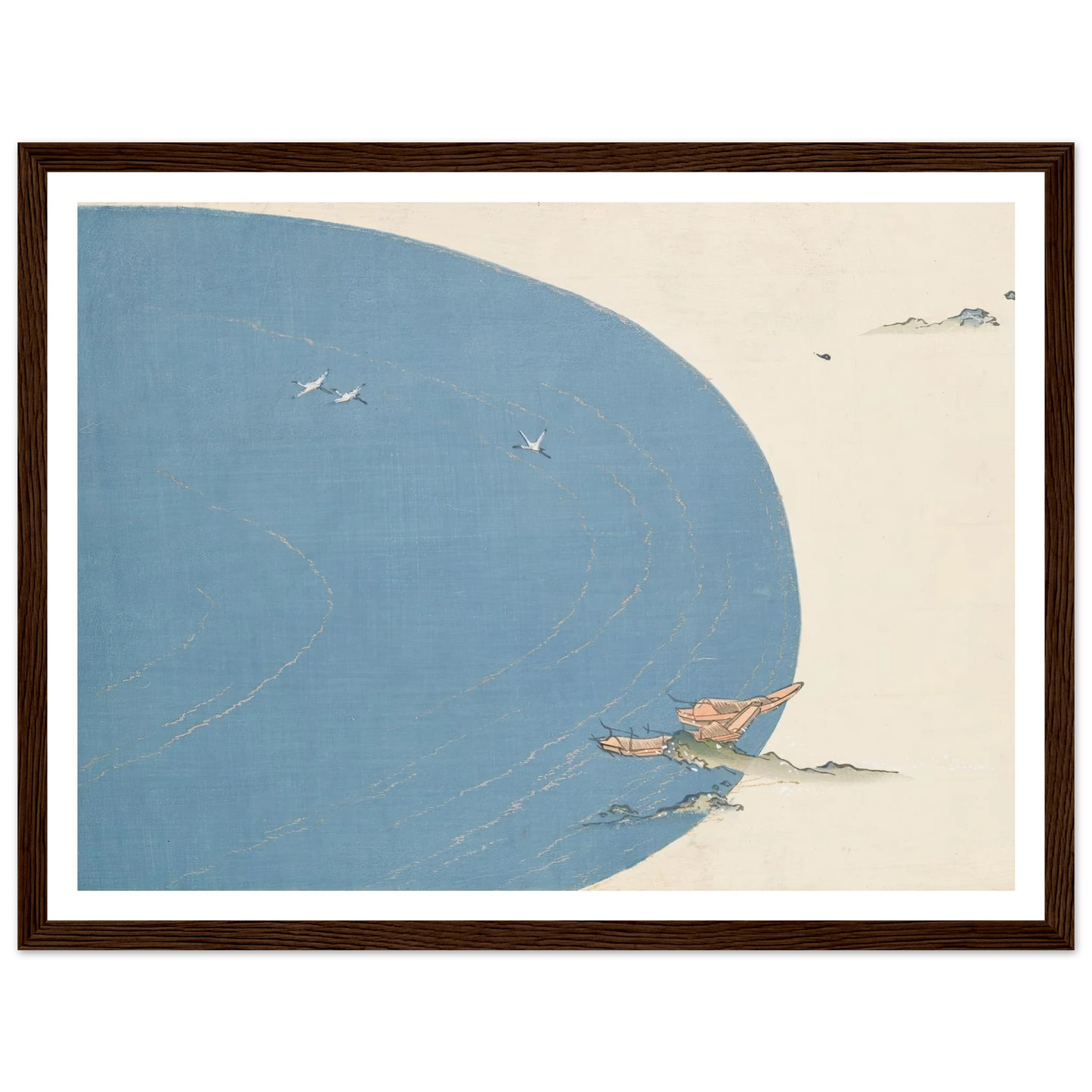 A Thousand Grasses Pl.15 (1900) Art Print | Kamisaka Sekka - Framed Poster - 30x40 cm / 12x16″ - Black frame